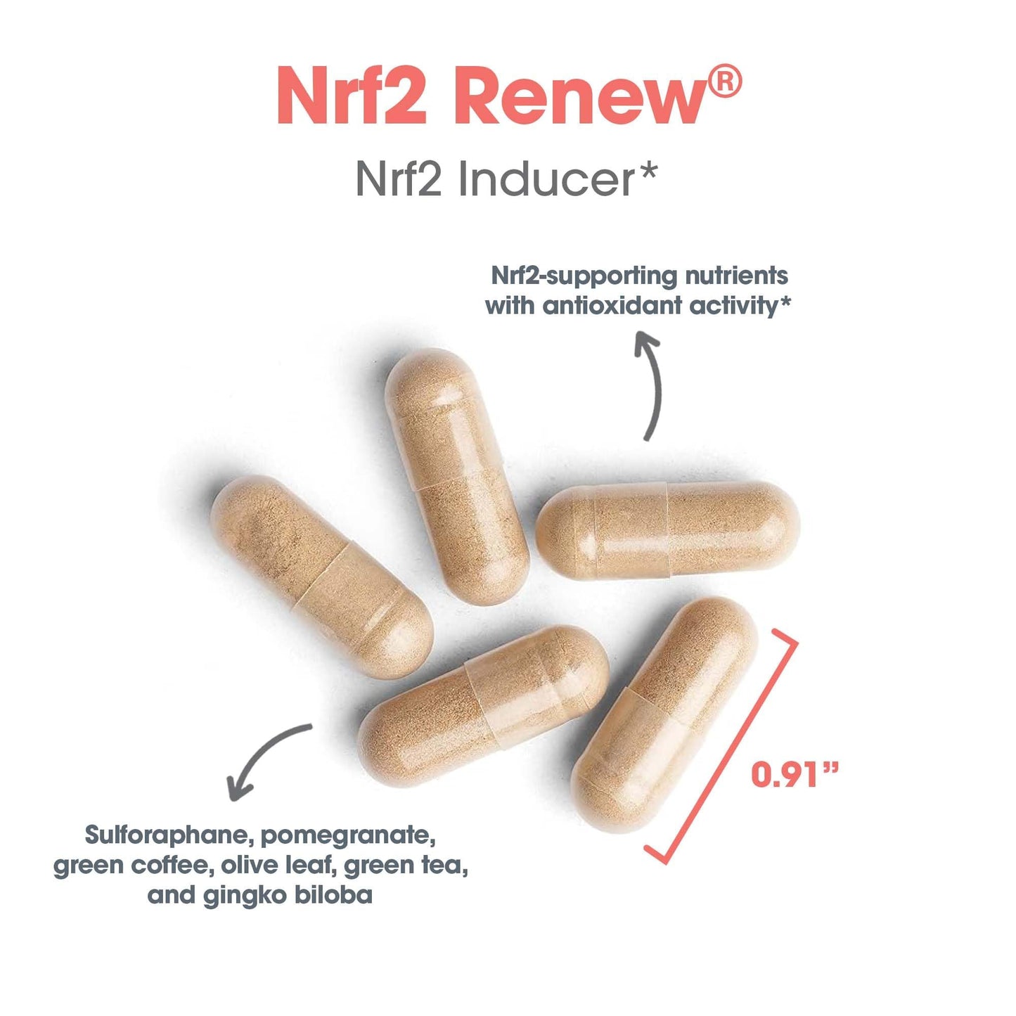 Allergy Research Group Nrf2 Renew Sulforaphane NRF2 Activator Capsules 120