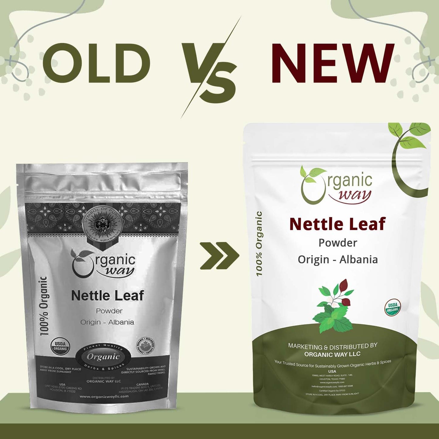 Organic Way Nettle Leaf Powder, 16 oz