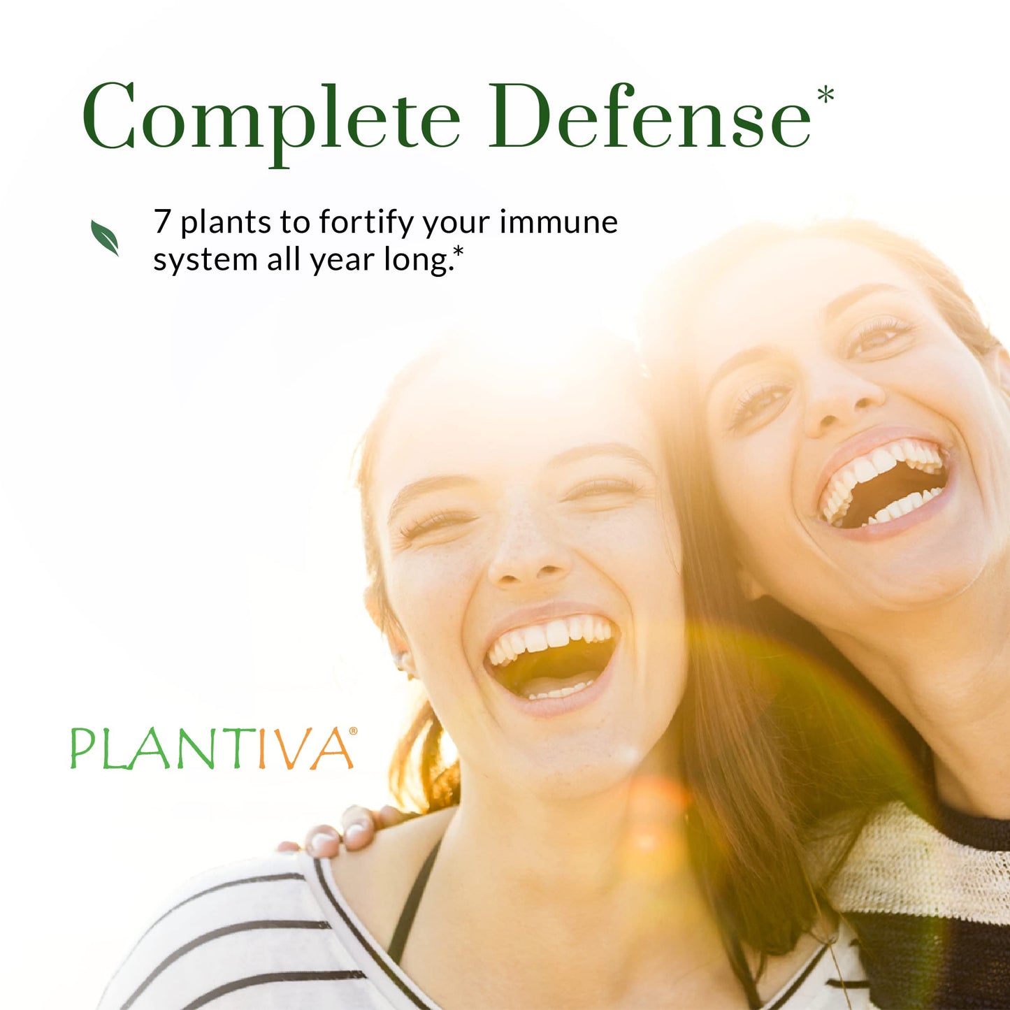 Plantiva ImmuneDx Healthy Immune Boost Daily Herbal Supplement, Natural Resistance, Whole Body Defense with Echinacea & Ginseng - Vegan - 60 Capsules