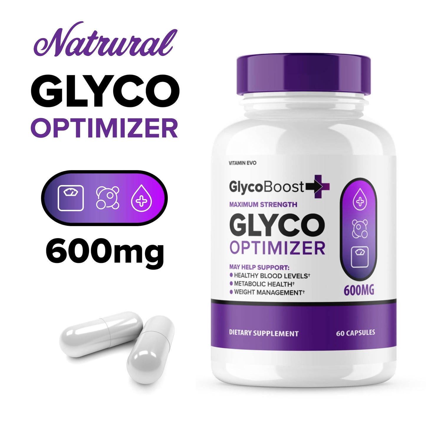 Vitamin Evo GlycoBoost 60 Capsules