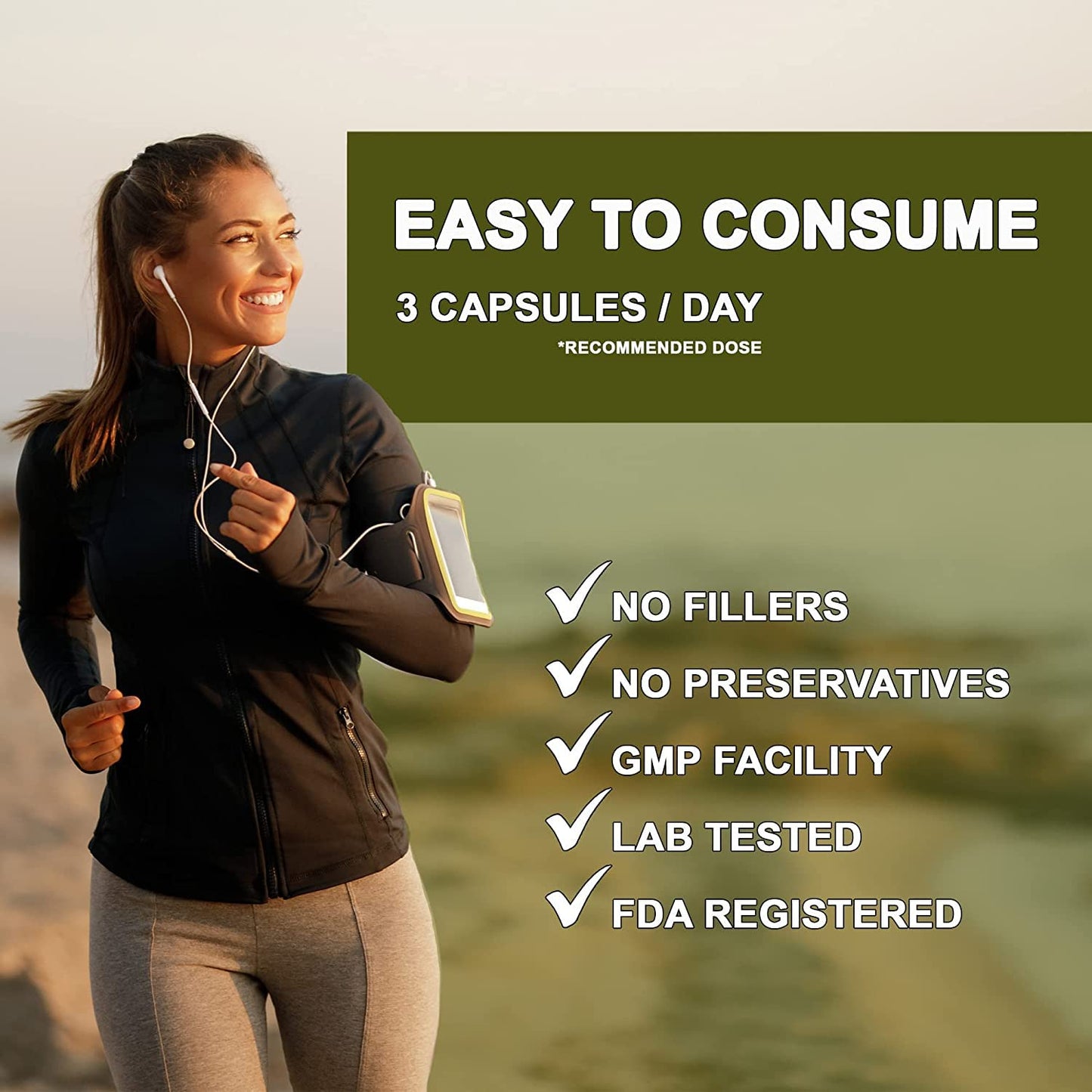 Evergreen Herbs Moringa Capsules 90 Capsules