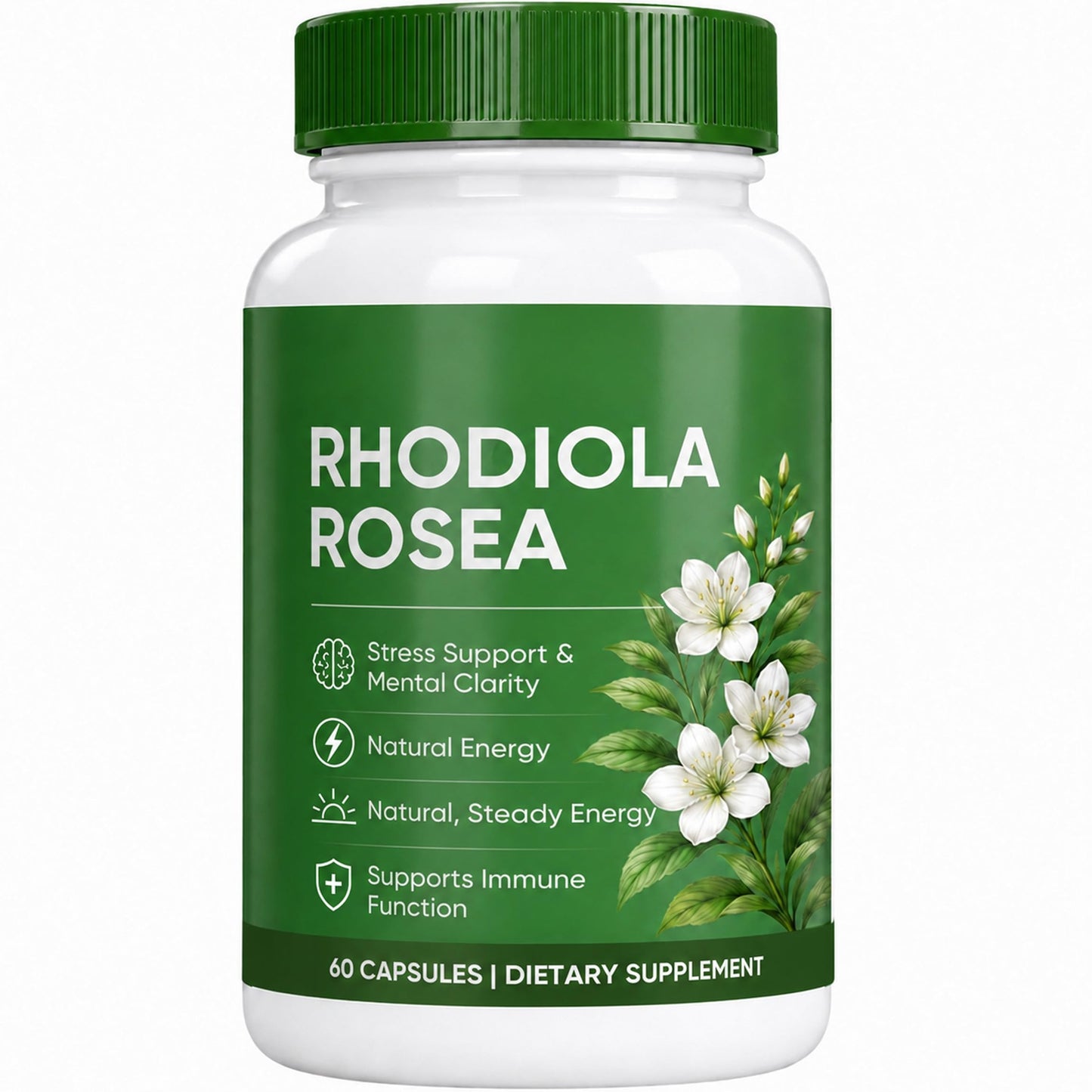 YLOTRE Rhodiola Rosea 500mg Capsules, 60 Count