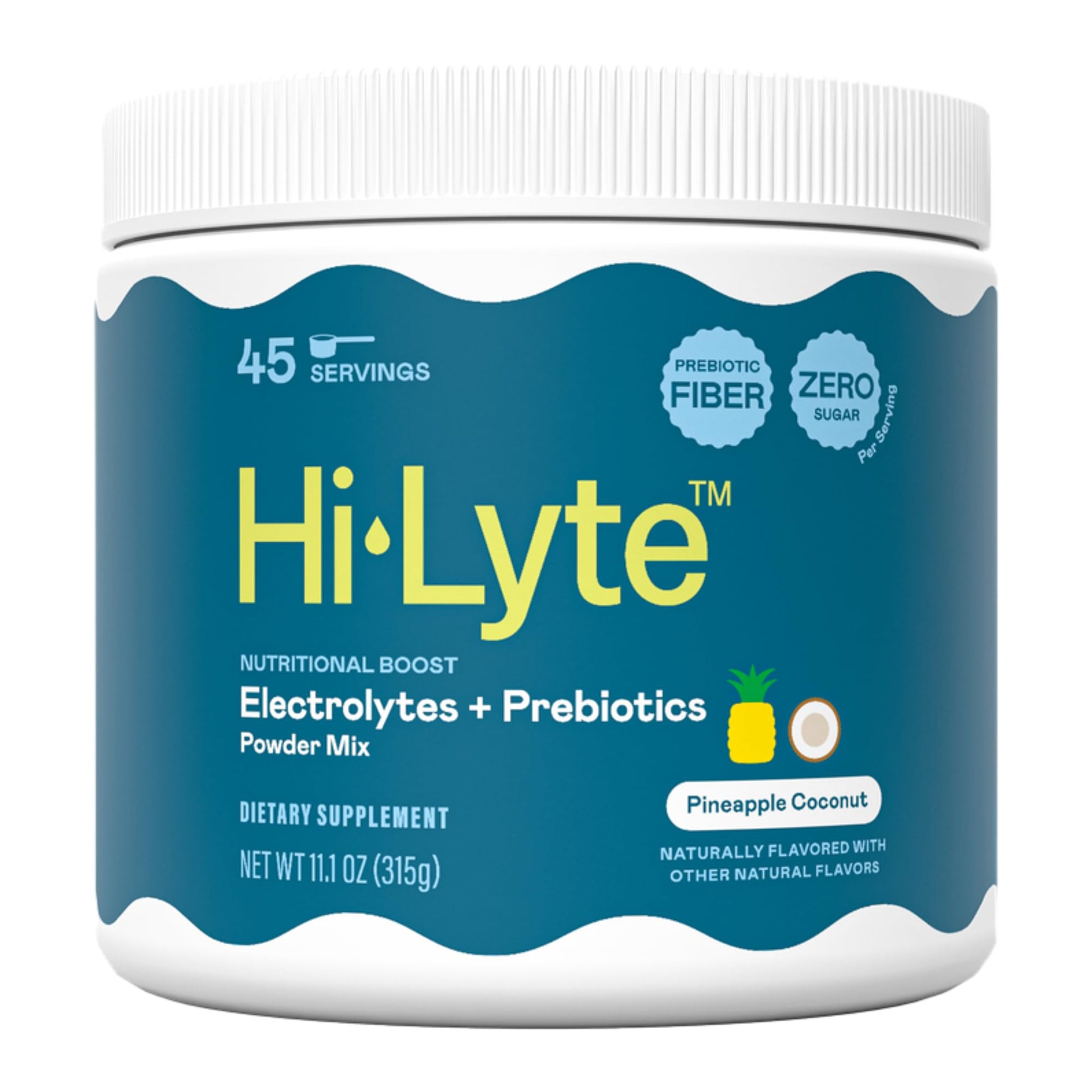 Hi-Lyte Gut Health Electrolyte Powder Pineapple Coconut 11.1 oz