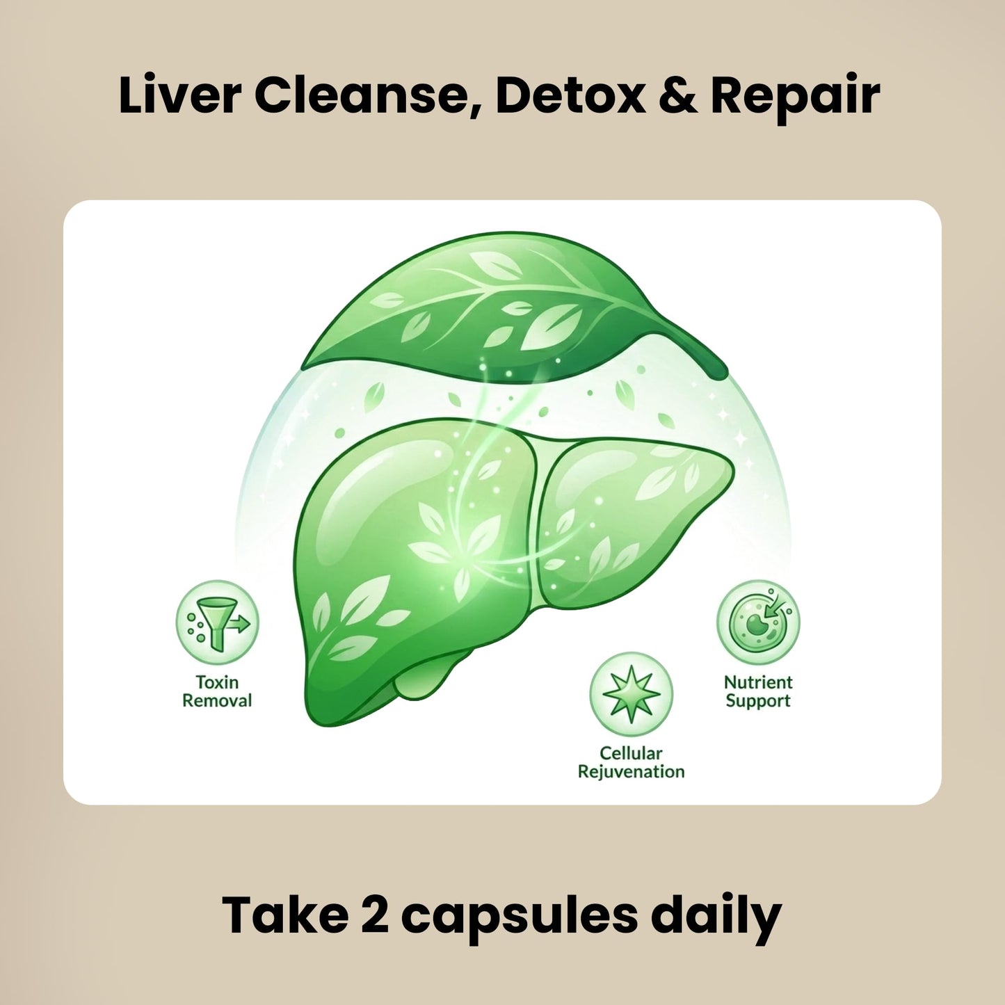 Myamz Milk Thistle Liver Cleanse Detox & Repair Supplement Capsule 1 Count