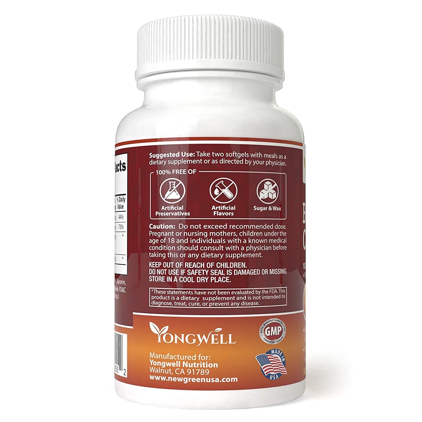 YongWell Super Bee Propolis Complex High Concentrate Propolis Capsules, 200 Count