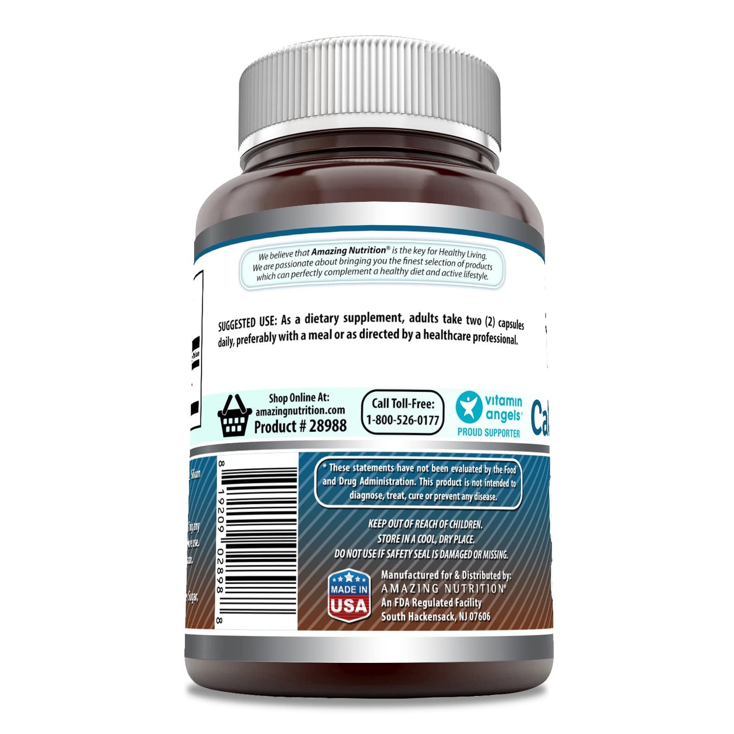 Amazing Nutrition Calcium Pyruvate Supplement Capsule, 1 Count