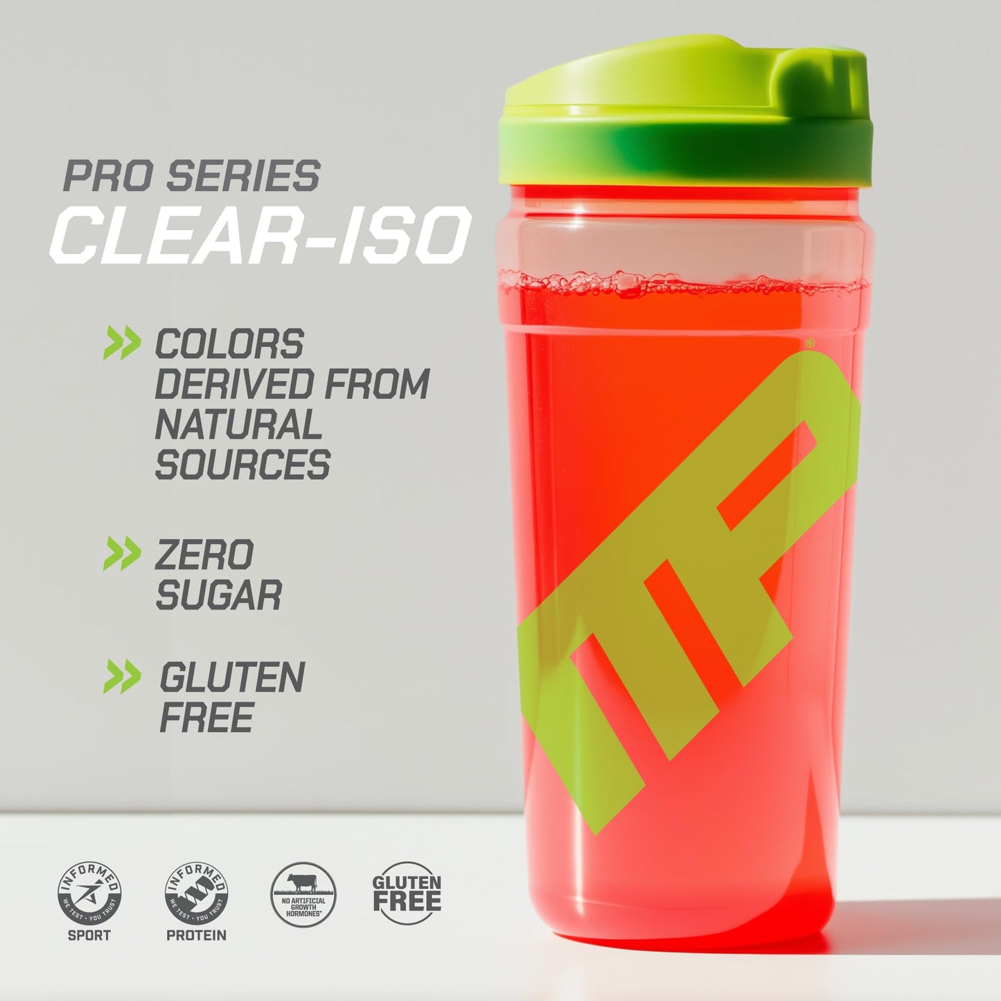 Muscle Pharm Pro Series Clear-ISO Cherry Slush Protein Powder, 20 Servings