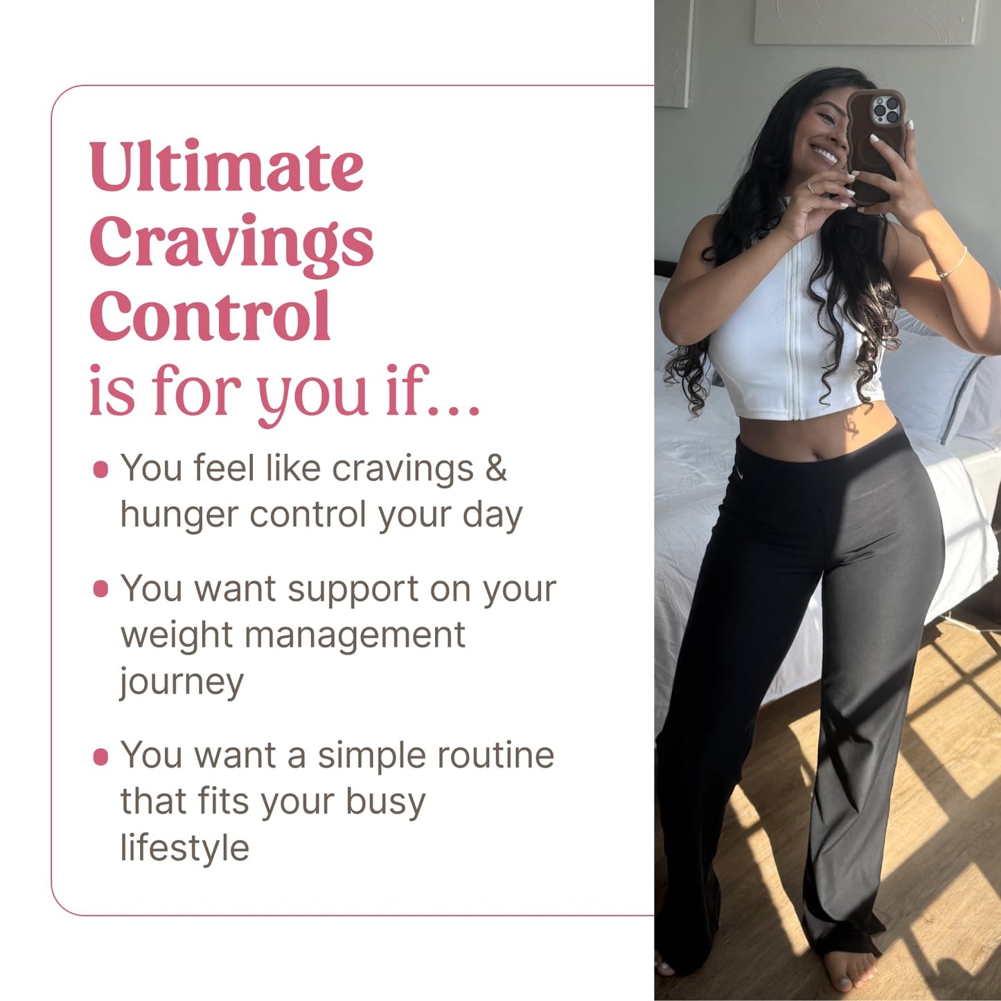 Happy Mammoth Ultimate Cravings Control – Sugar & Carb Cravings Support, Chromium, Natural Appetite Management & Metabolism Supplement for Adults, 48 Capsules