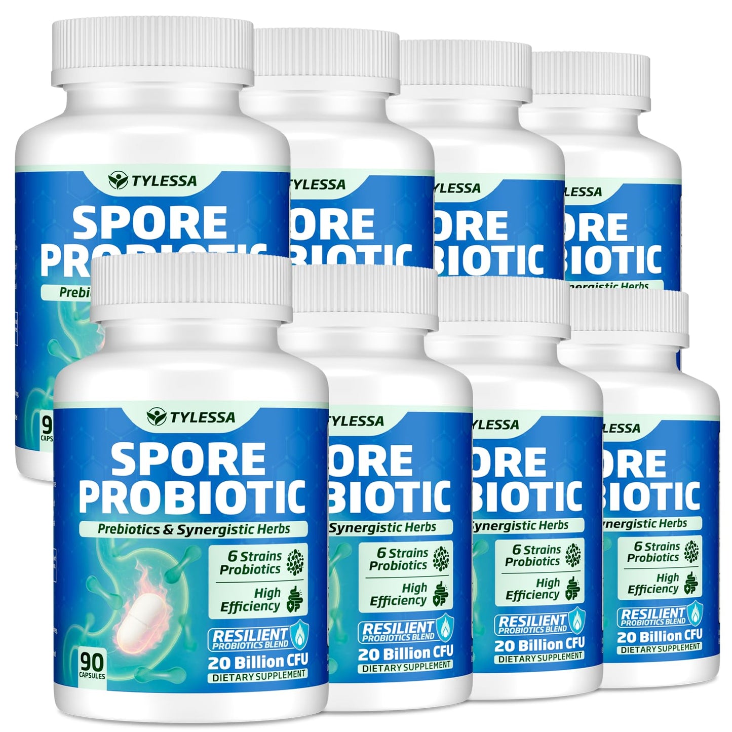 Tylessa Spore Probiotic Bacillus Subtilis 720 Capsules