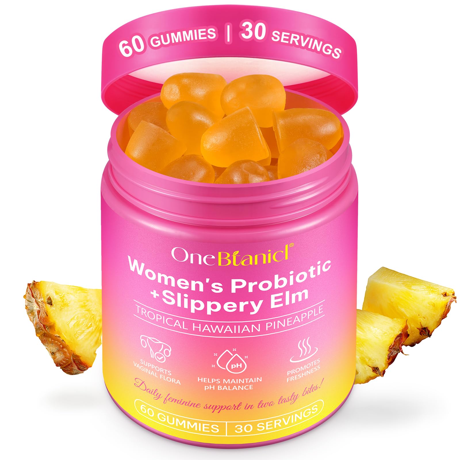 NVXNMSD Feminine Probiotics Gummies, 60 Gummies