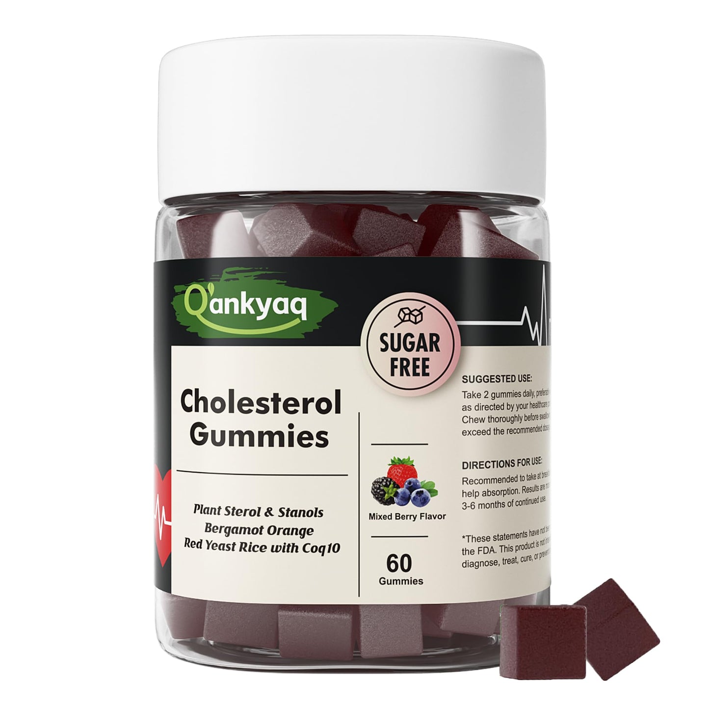 Q'ankyaq Cholesterol Gummies Gummy 60 Count