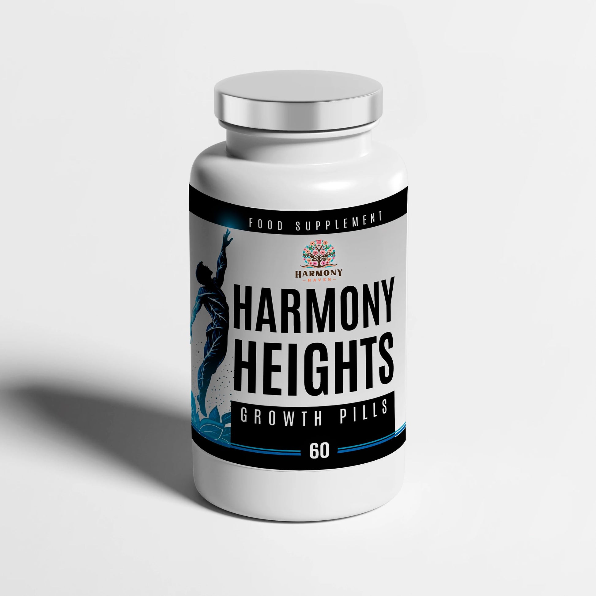 Harmony Heights Growth Pills - Gain Height Enhancing Pill, 60 Tablets