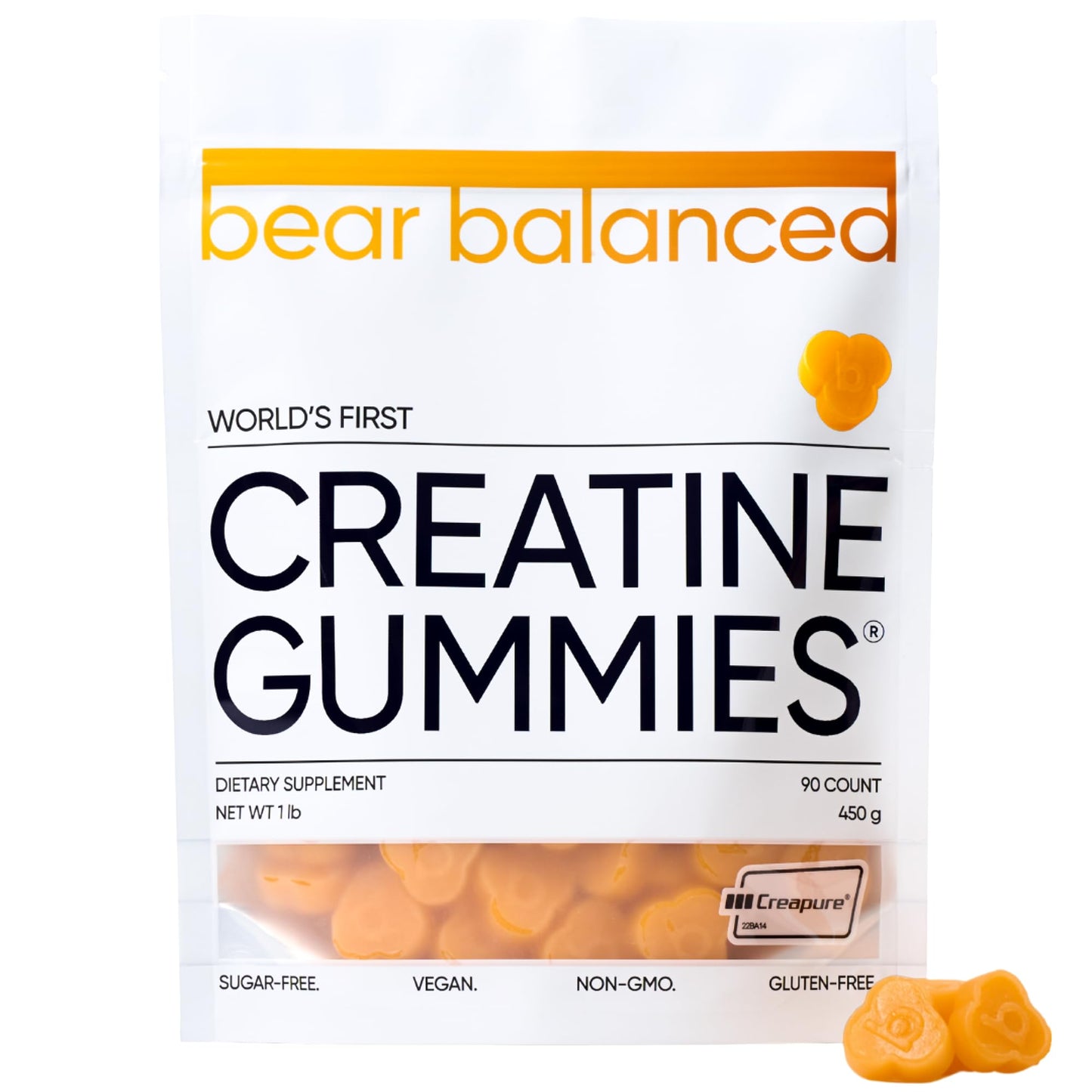 Bear Balanced Creatine Gummies 90 Count