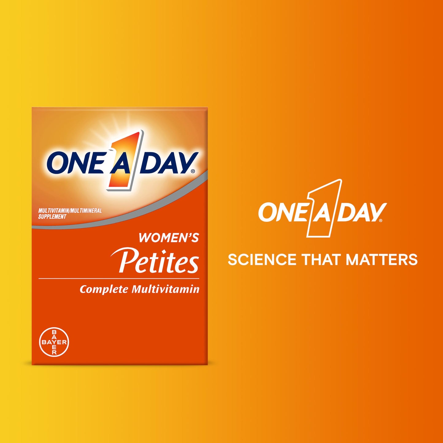 ONE A DAY Women’s Petites Multivitamin Tablets, 160 Count