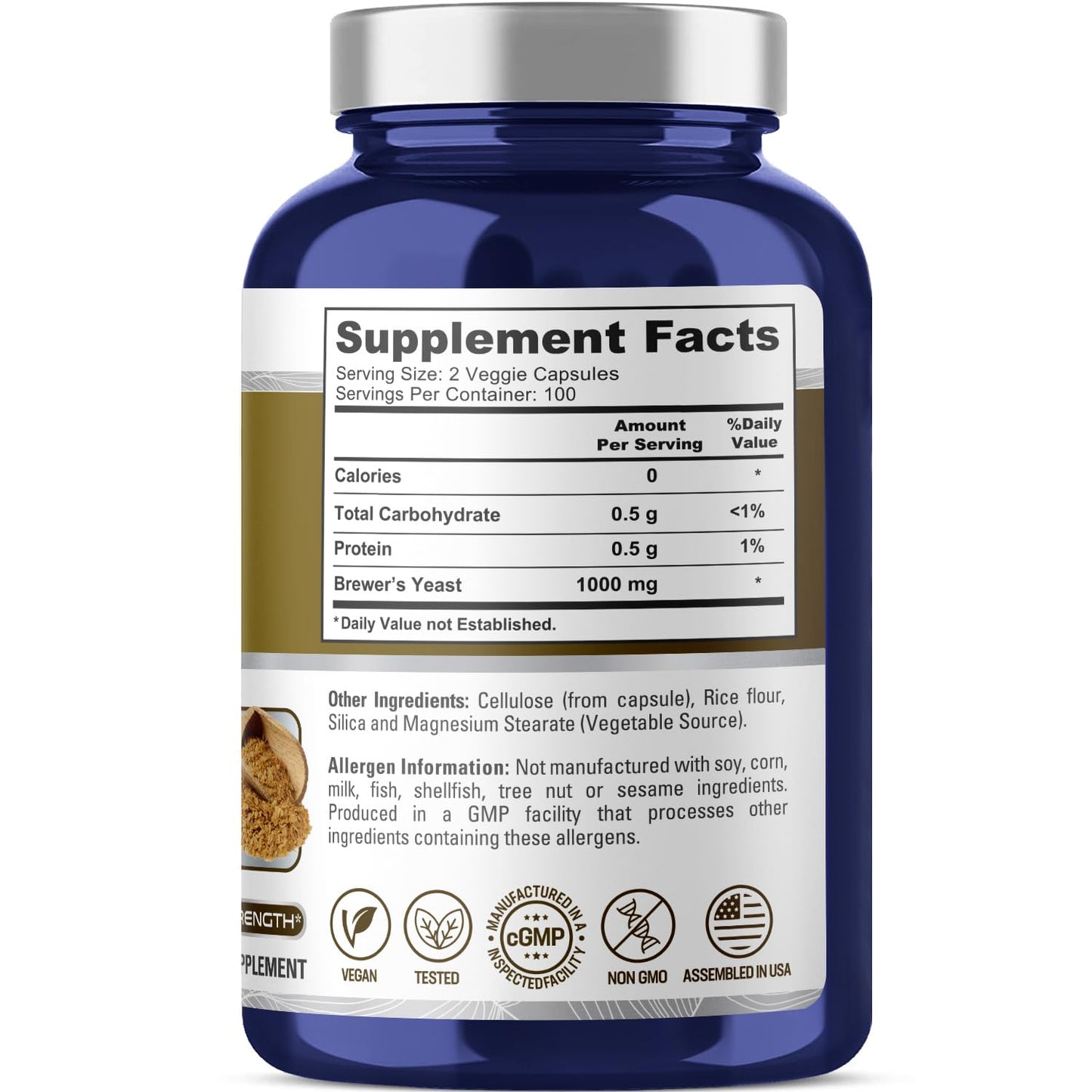 NusaPure Brewer's Yeast Capsule 200 Capsules