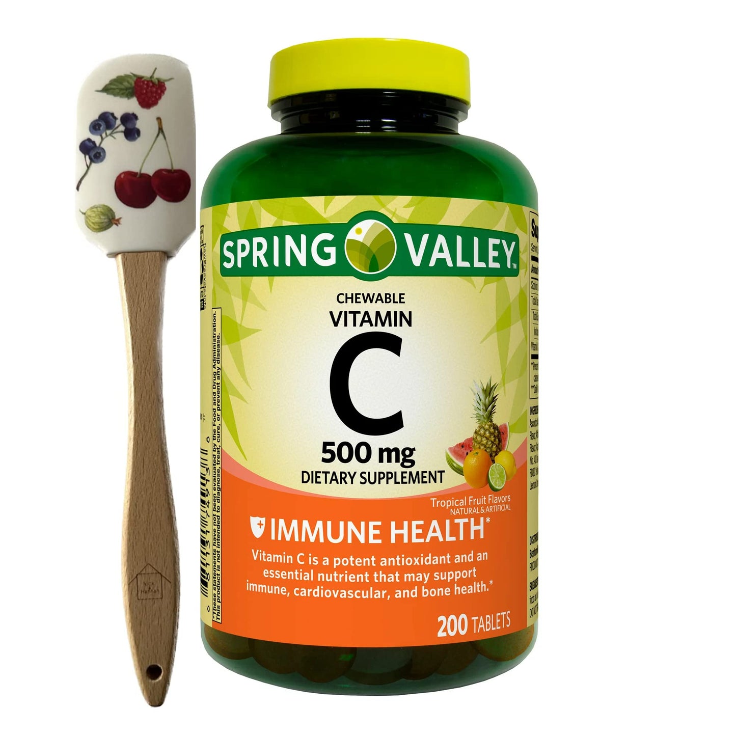 Generic Vitamin C 500 mg Chewable Tablets, 200 Count