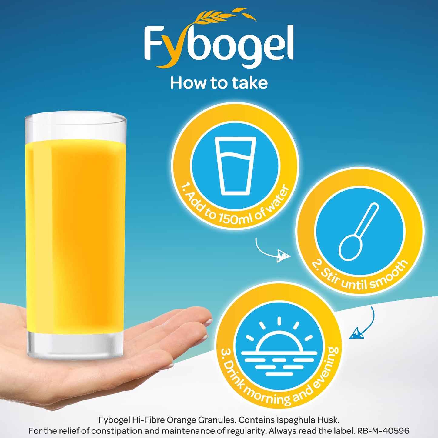 Fybogel Hi Fibre Sachets Orange Flavour Powder 30 Count