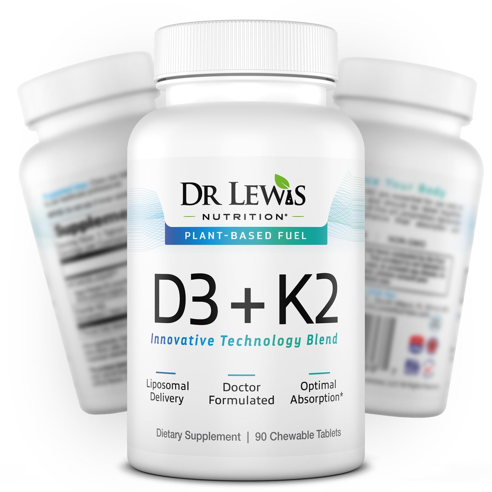 Dr Lewis Nutrition Liposomal Vitamin D3 + K2 Supplement Tablet 30 Tablets