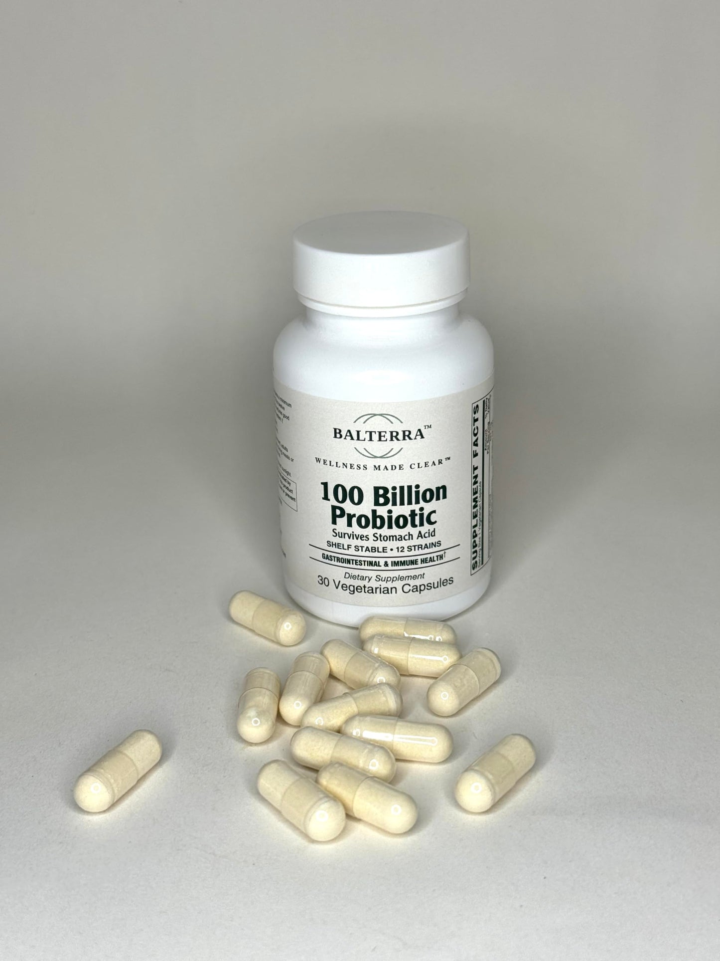 Wellness Made Clear 100 Billion Probiotic by Balterra Capsules 30