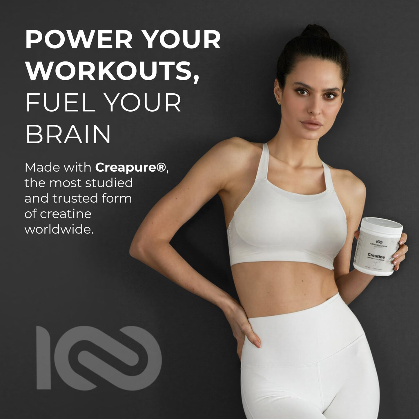 Centenarius Nutrition Creapure Creatine Monohydrate Powder, 10.6 Ounce