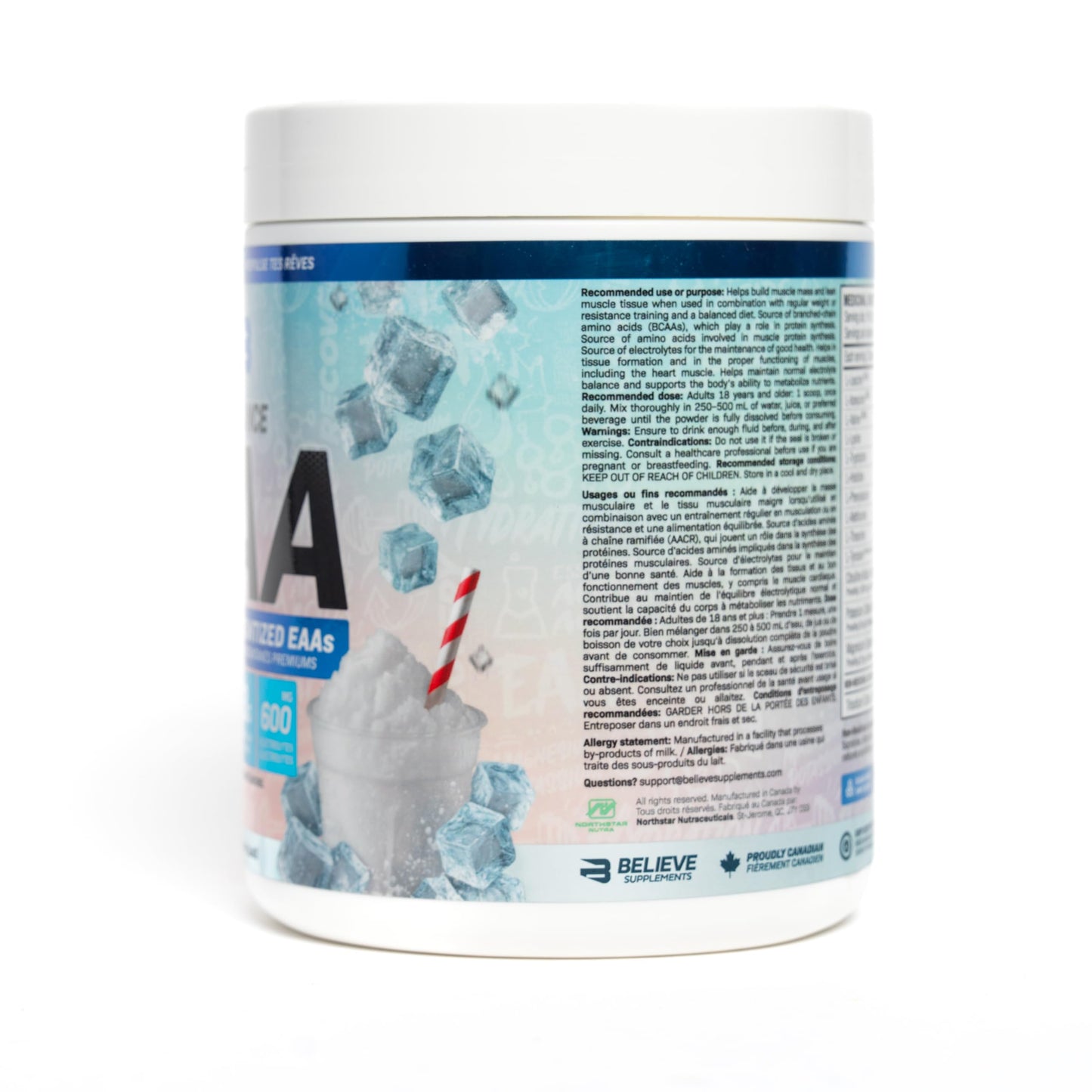 Believe Supplements Performance EAA - Essential Amino Acids Formula Powder 13.76 Ounce