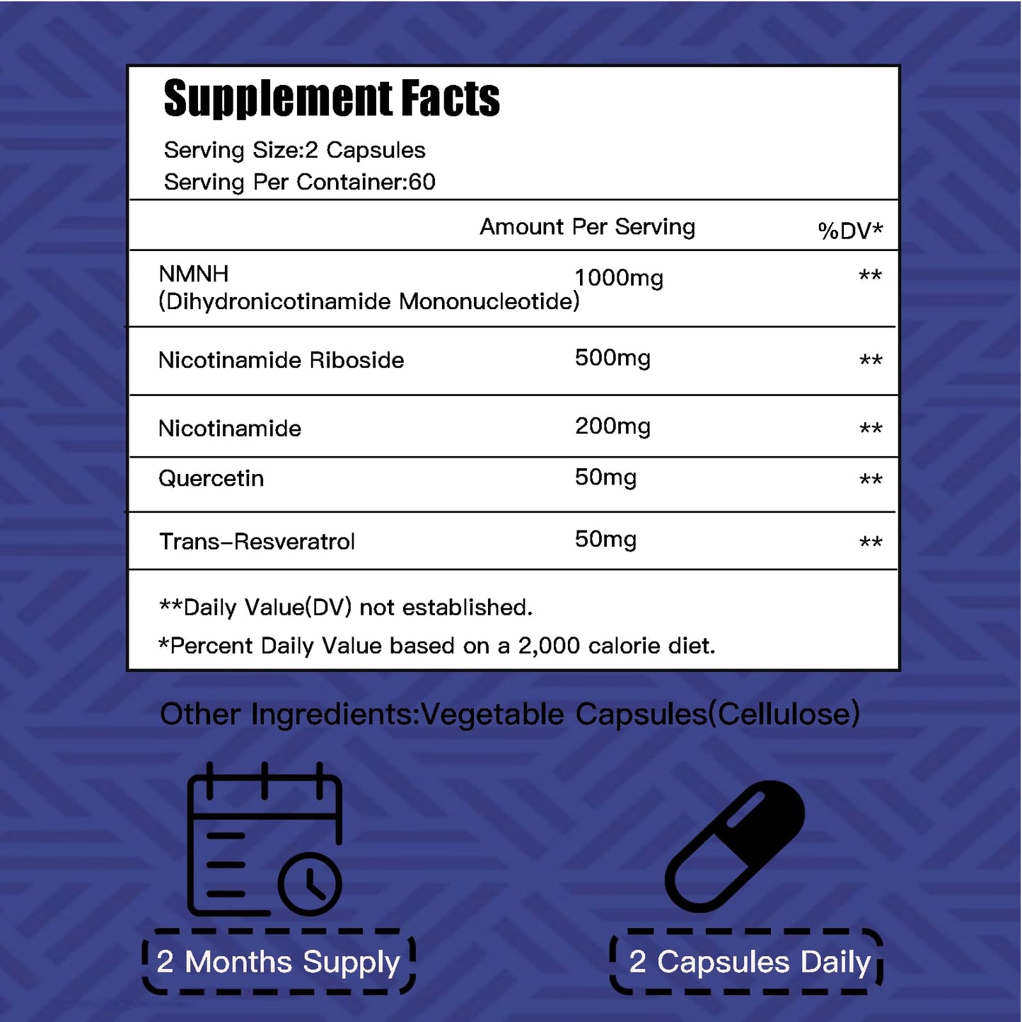 Lofei NMNH 1000mg Capsule 120 Count