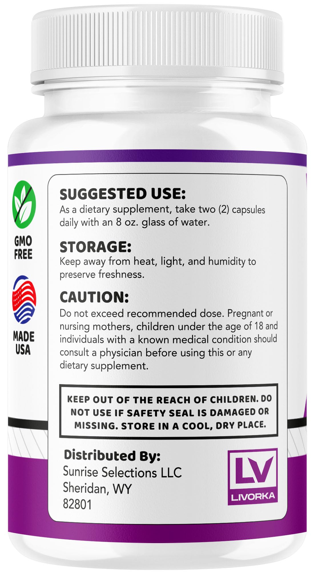 LIVORKA ApexBoost Capsules, 300 Capsules