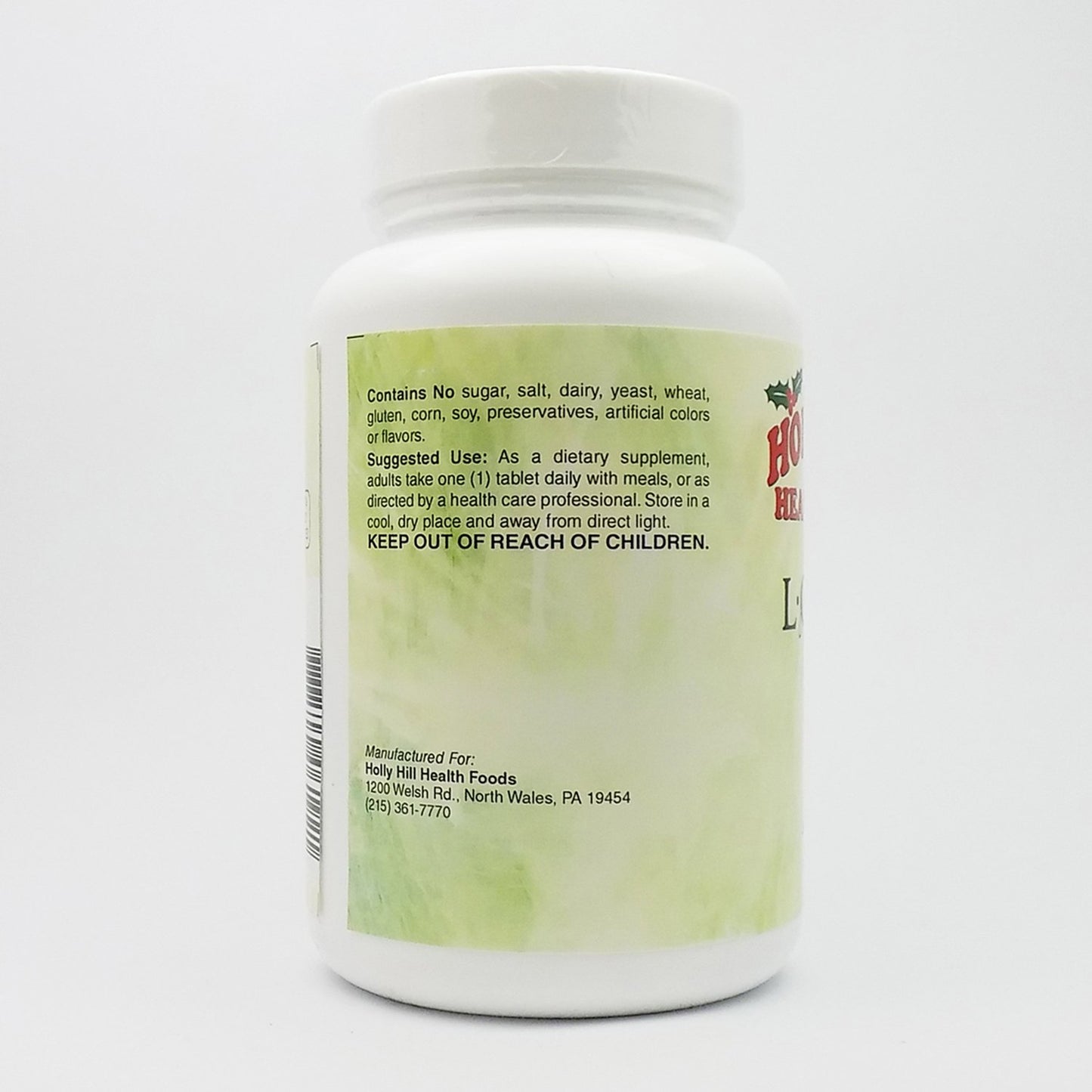 Holly Hill Health Foods Zinc 20 mg Tablets, 250 Tablets