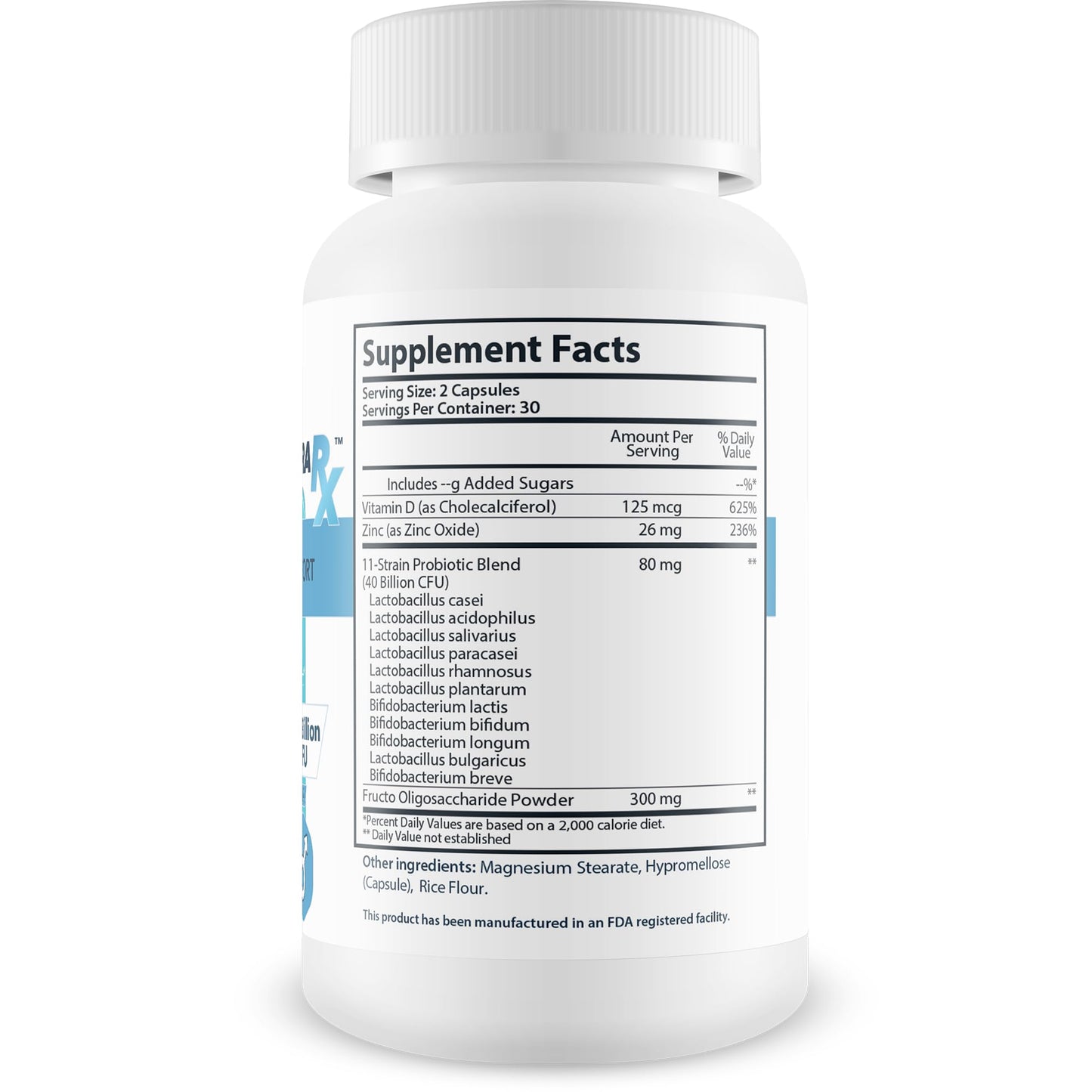 True You Health Pro Zinagra RX Male Probiotic Support Capsule, 60 Count