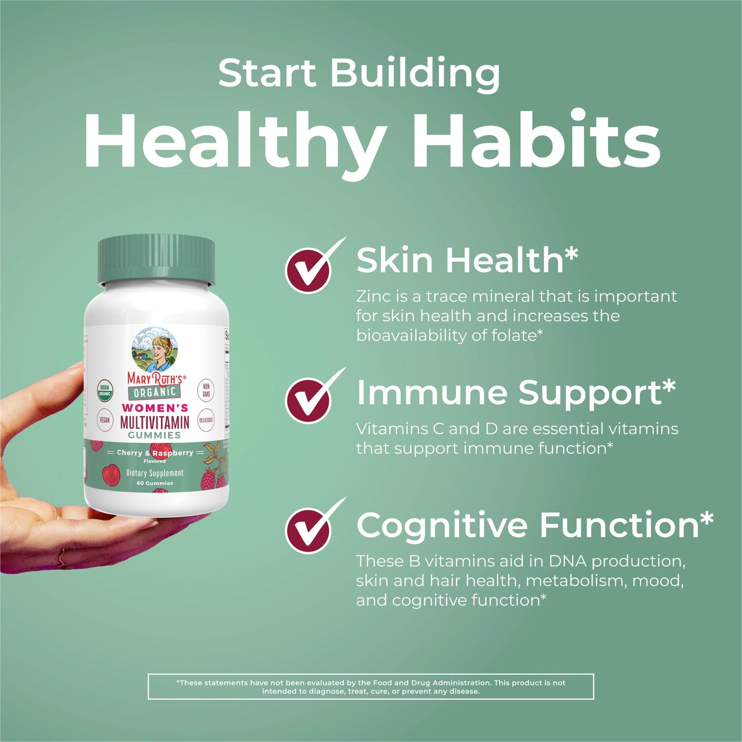 MARYRUTH'S Prenatal Postnatal Multivitamin Gummies, 120 Count