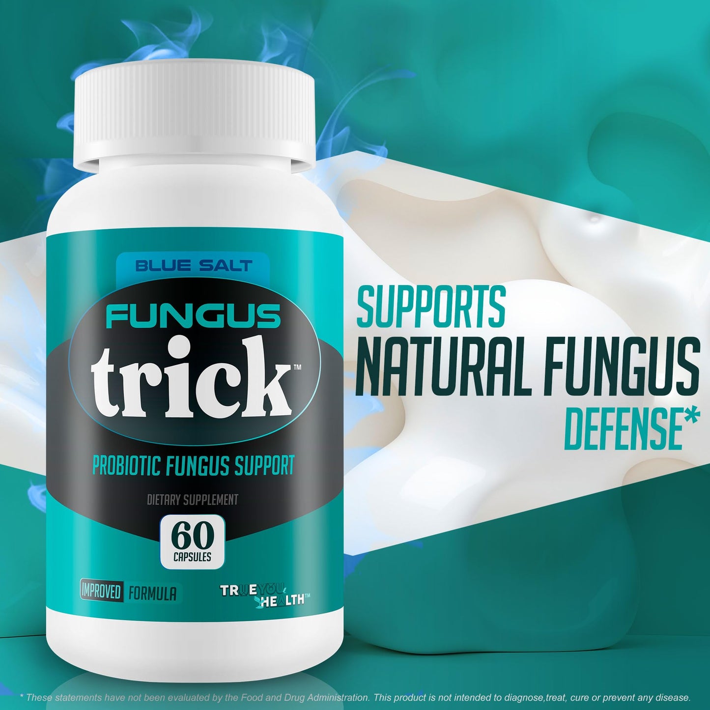 True You Health Fungus Trick Toenail Fungi Probiotic Capsule, 60 Count