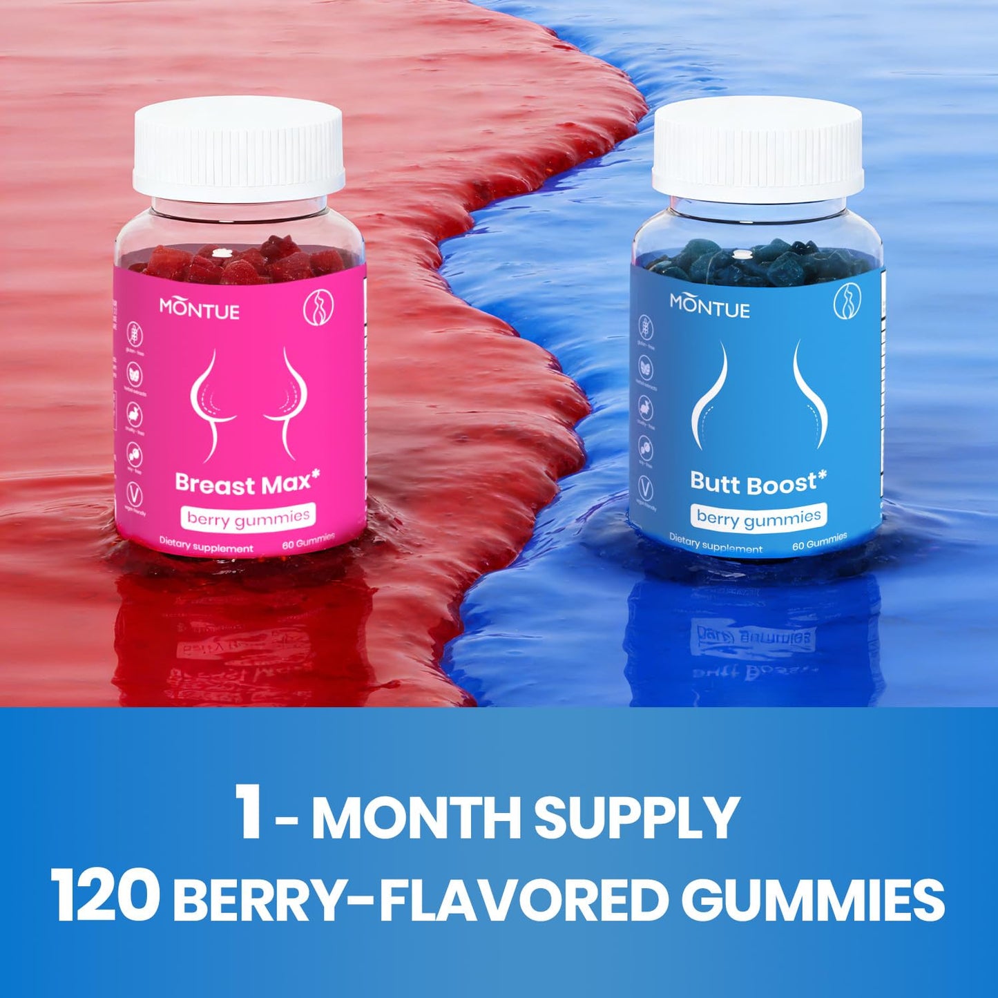 Montue Women’s Multivitamin Gummies 60 Gummies
