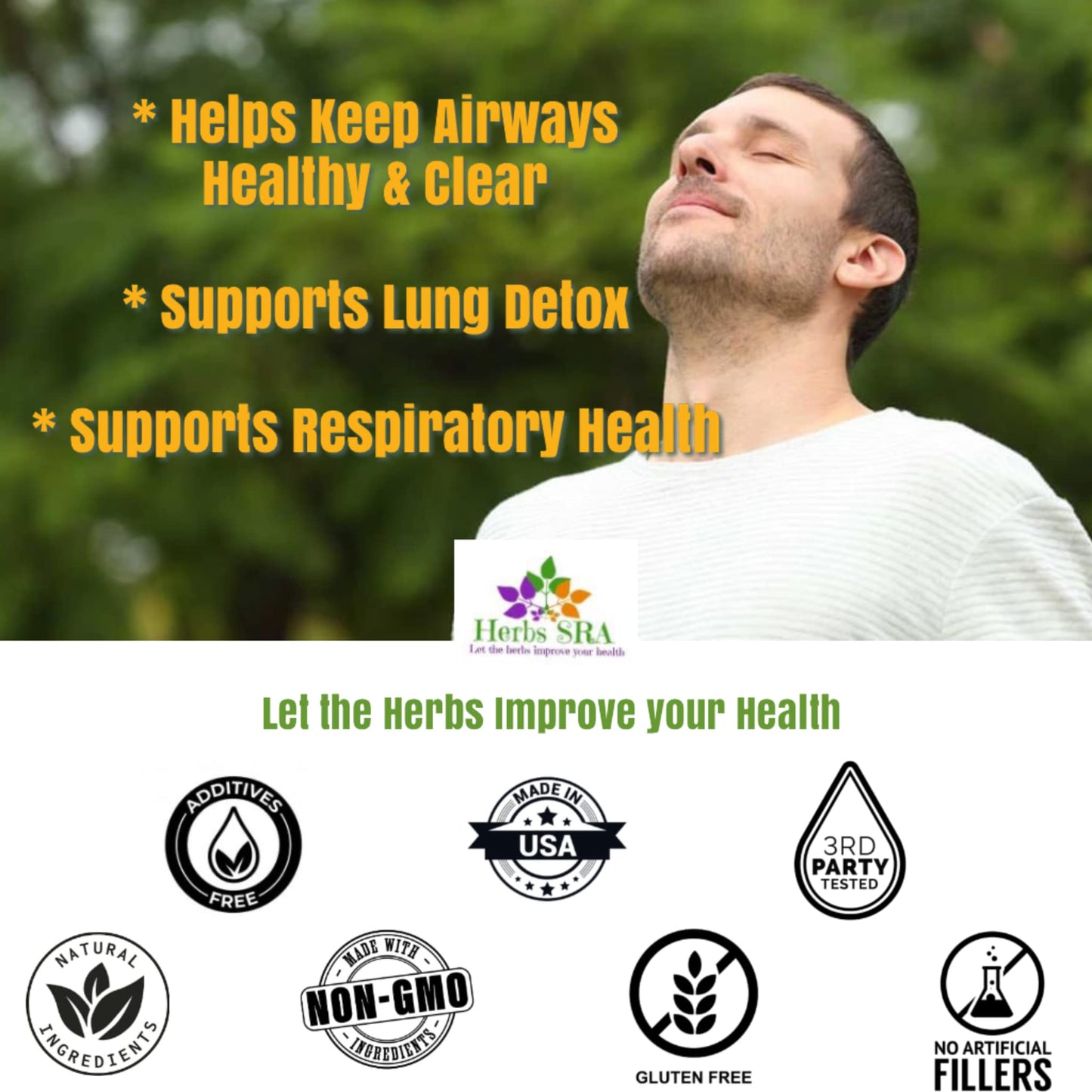 Generic LungCare Respiratory Support Supplement Capsules, 120 Capsules