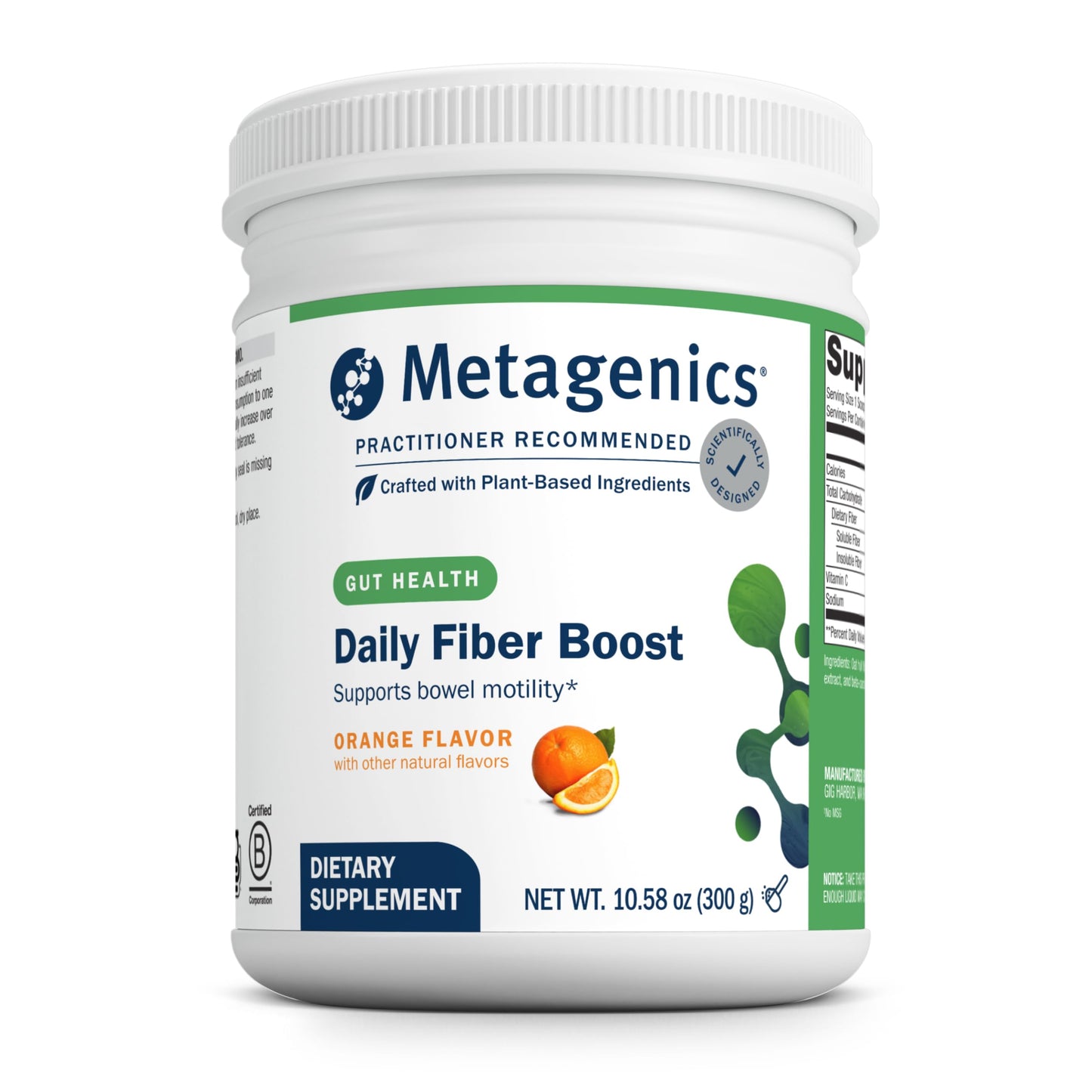 Metagenics Daily Fiber Boost Powder, 10.58 Ounce