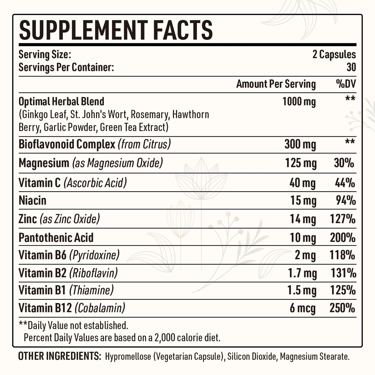 Kanacoufce Tinnitus Supplement for Ringing Ears Capsules, 60 Count
