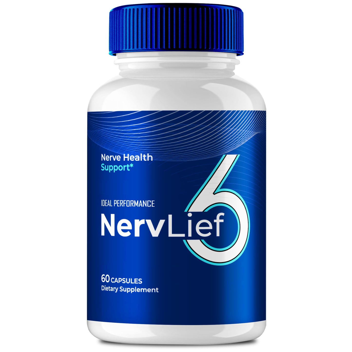 IDEAL PERFORMANCE NervLief 6 Nerve Health Supplement Capsules, 60 Count
