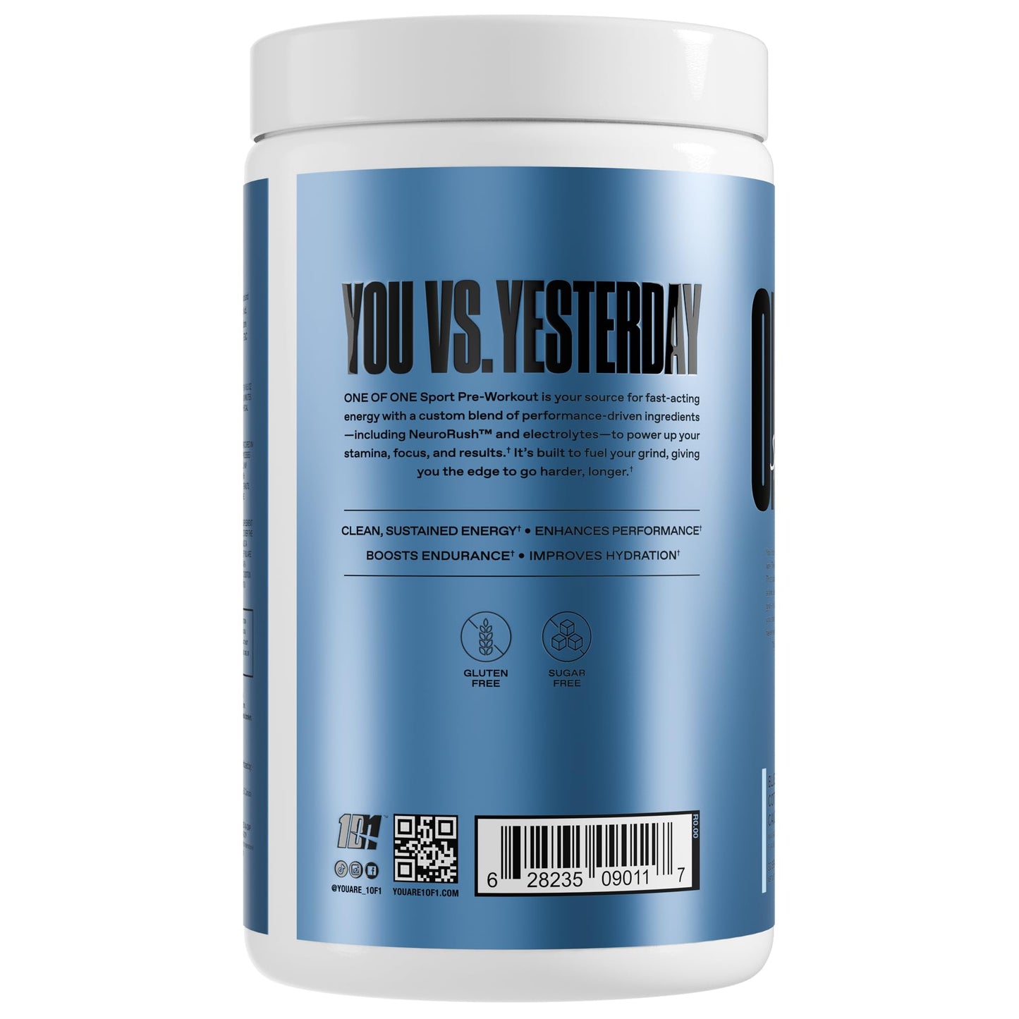 ONE OF ONE Sport Pre-Workout Powder 1 Pound 30 Servings