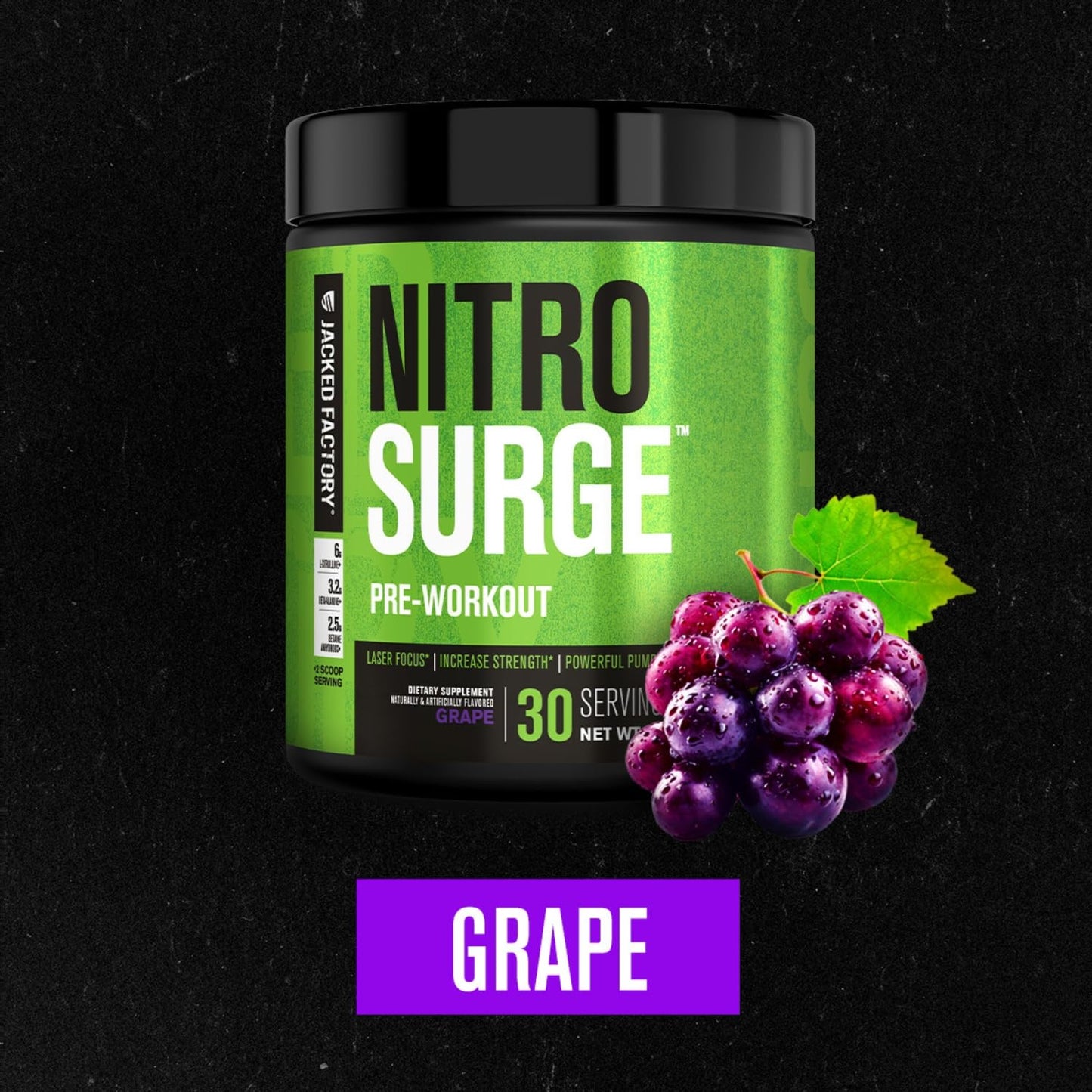 Jacked Factory Nitrosurge Pre-Workout Powder 150