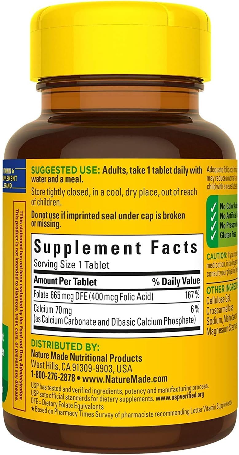 RakRlek Folic Acid 400mcg Tablet, 250 Tablets