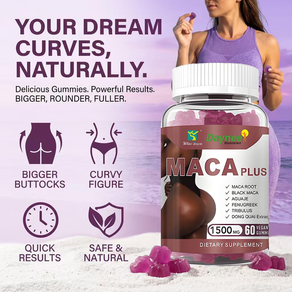 Wins Town Maca Candy Gummy 60 Count