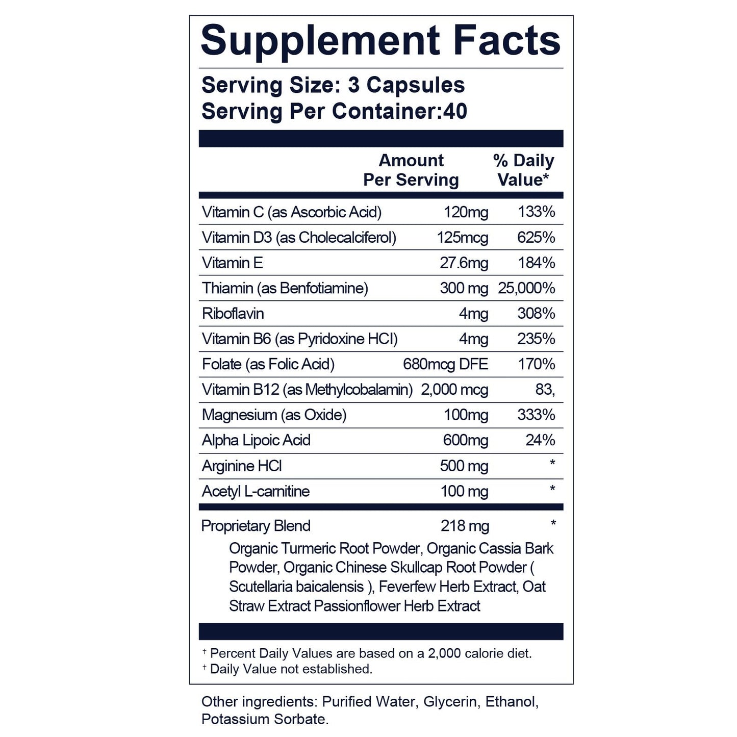Purixia Neuropathy Support Nerve Supplement with Alpha-Lipoic Acid 600mg Softgels, 120 Count