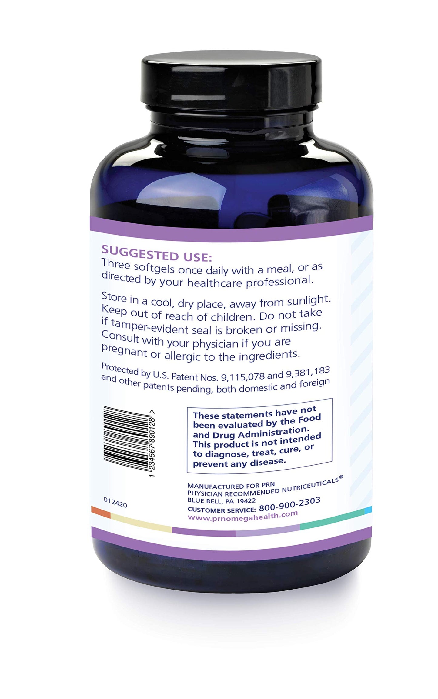 PRN Physician Recommended Nutriceuticals Eye Omega Advantage (Eo3) Supplement Softgels, 270 Count
