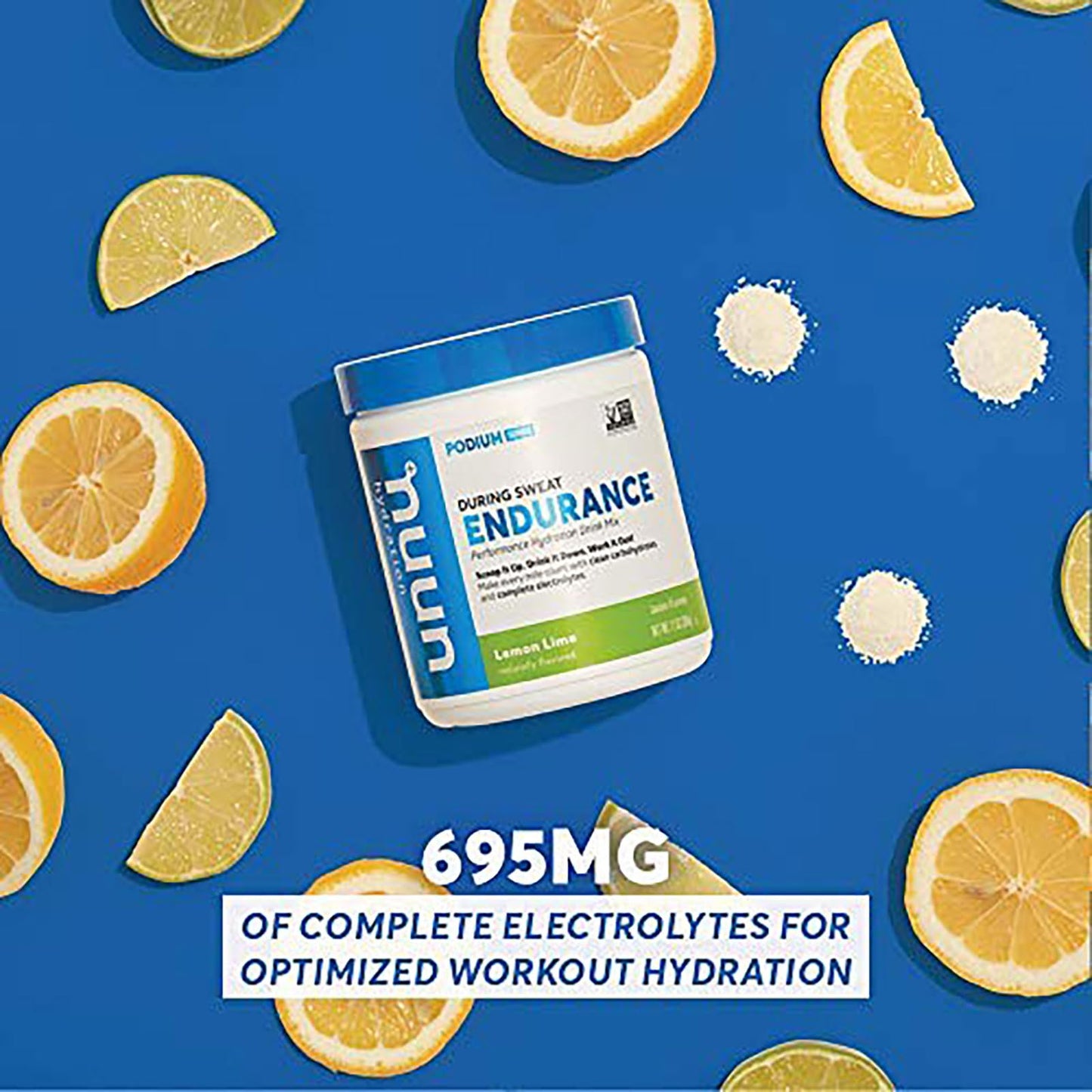 Nuun Hydration Endurance Powder Lemon Lime, 11 Servings