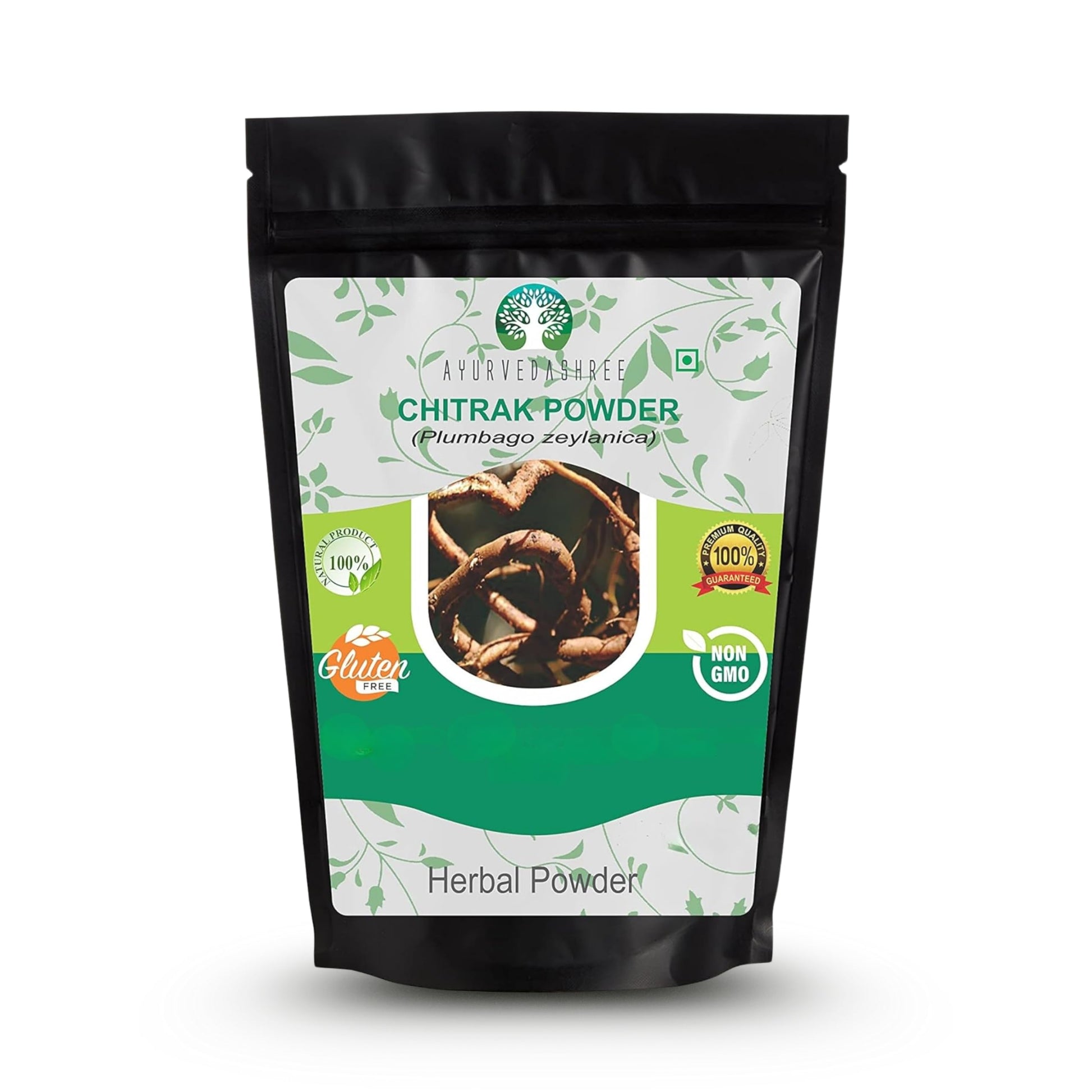 AYURVEDASHREE Chitrak Roots Powder 1.7637 oz