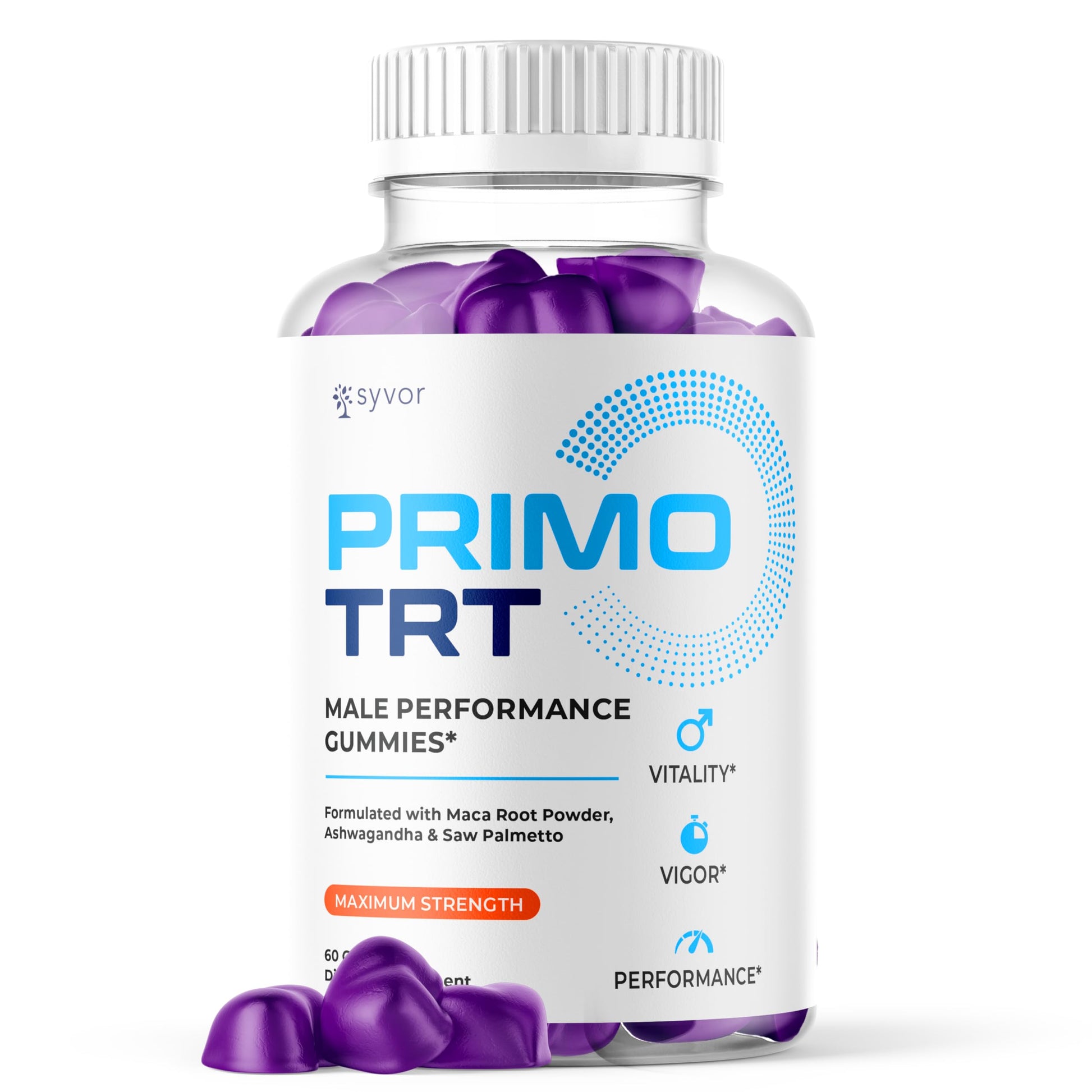 Syvor Primo TRT Gummies for Men Gummy 60 Count