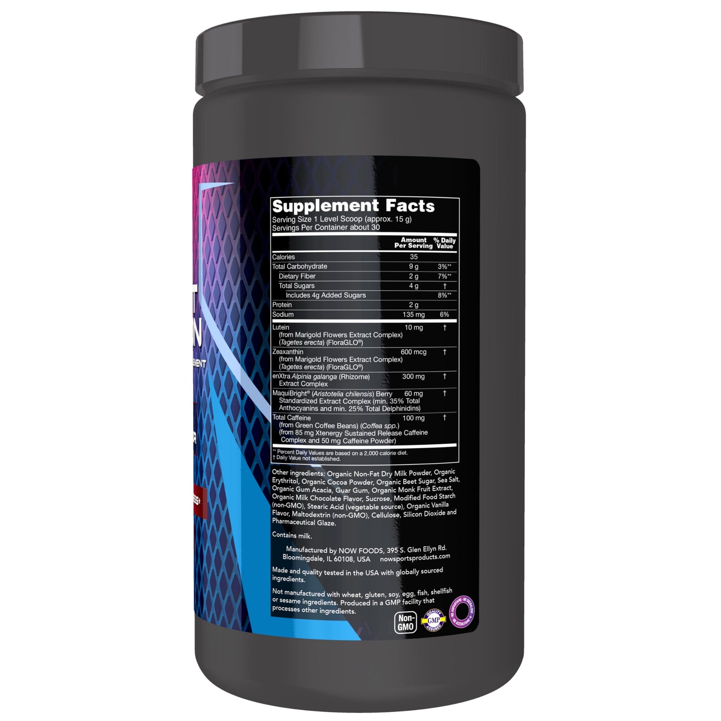 NOW Foods Esport Reaction Gaming Performance Supplement Powder, 16 oz