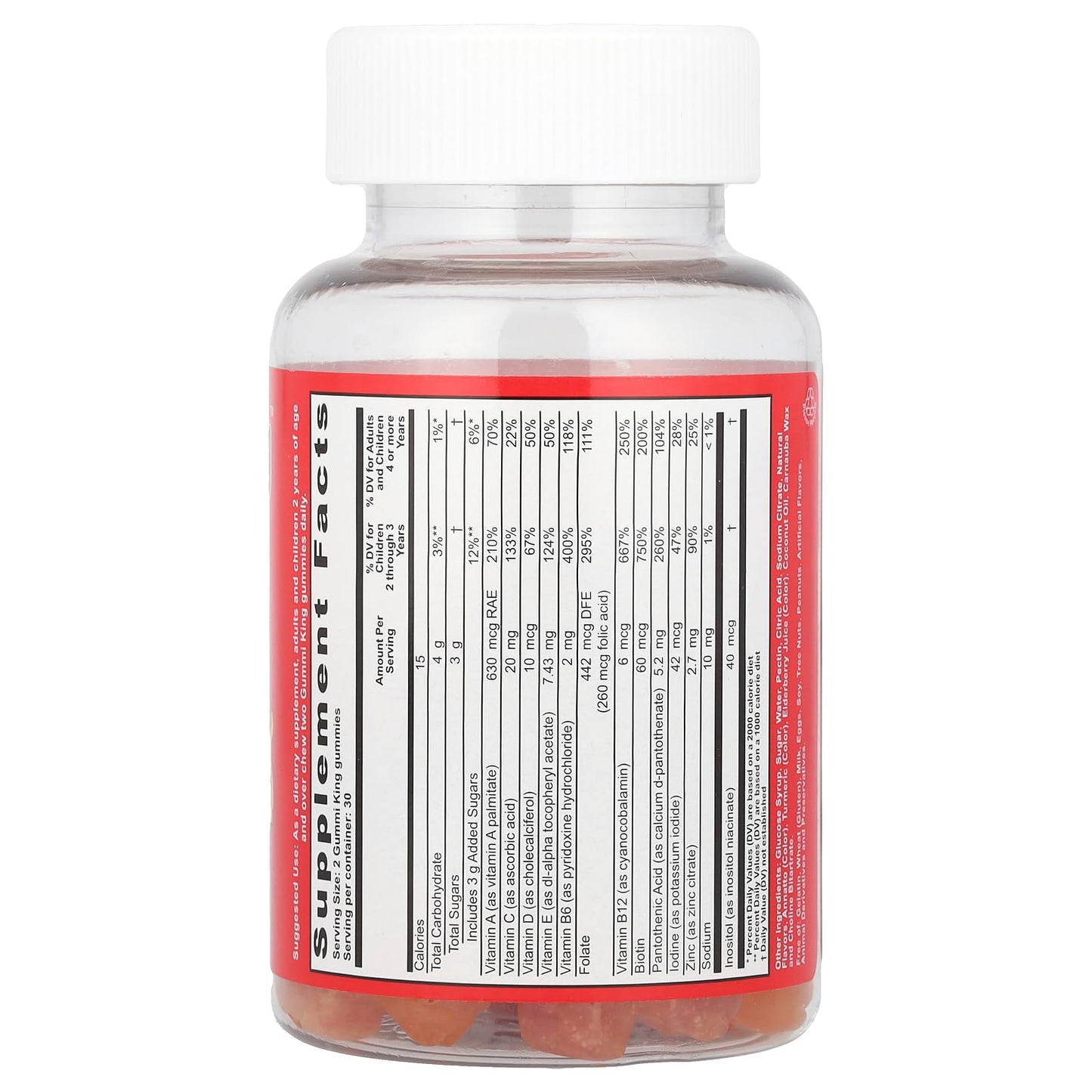 Gummi King Multi Vitamin + Mineral Gummy 60 Count