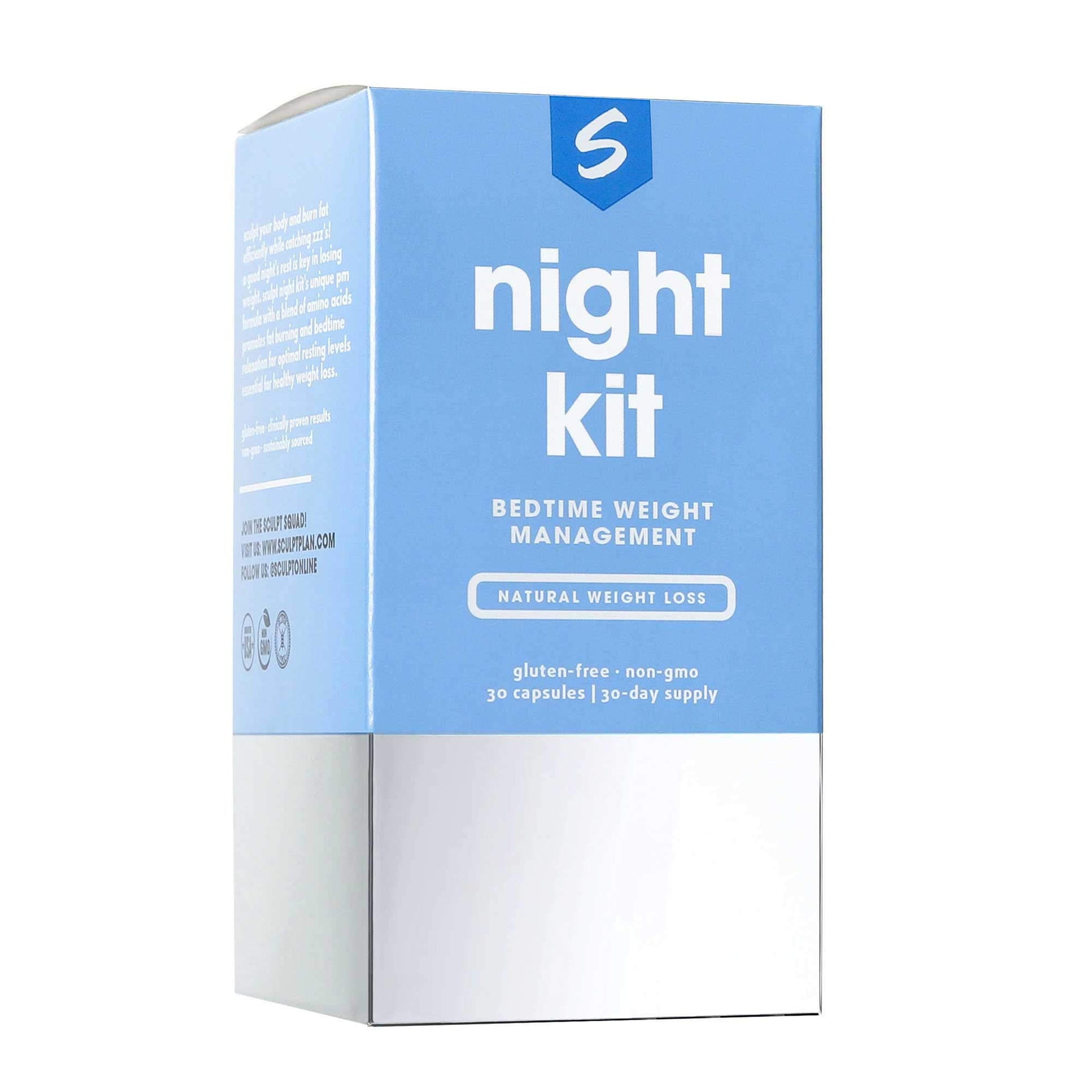 SCULPT Night Kit Bedtime Weight Management Capsule, 30 Capsules