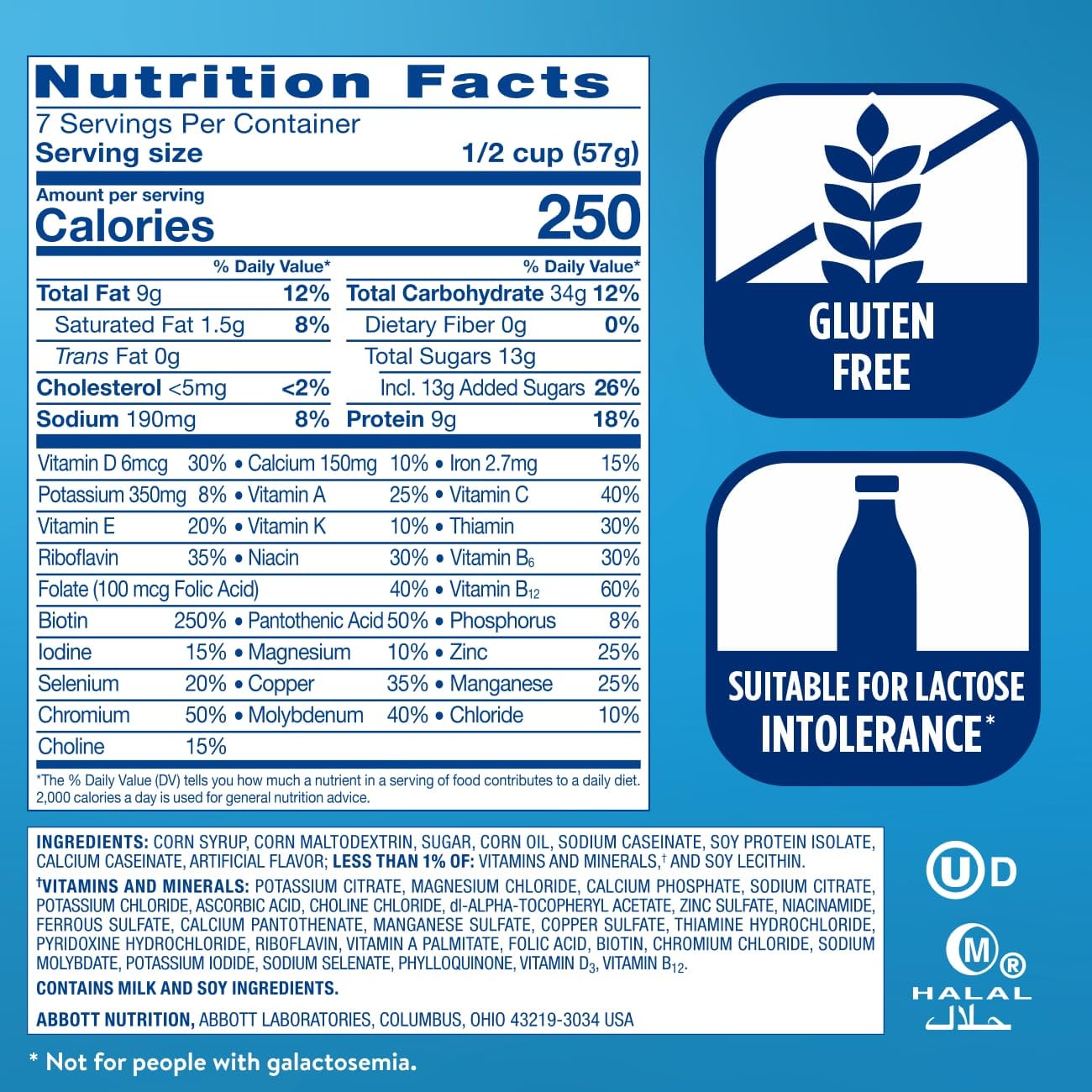 Ensure Original Vanilla Nutrition Powder, Small Meal Replacement, 84 Servings