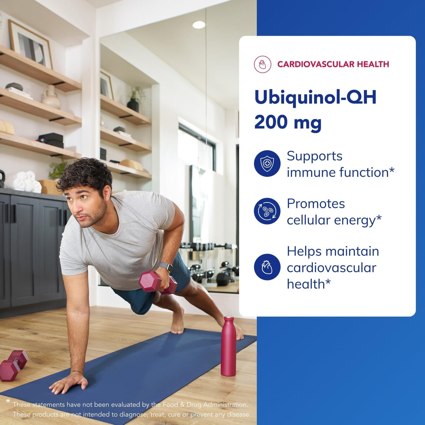 Pure Encapsulations Ubiquinol-QH 200 mg Ubiquinol - Active Form of Coenzyme Q10 - Heart Health & Energy Metabolism Support - Antioxidant Supplement, 60 Softgels